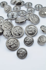 Nasturi Metalici Argintiu Rodiat