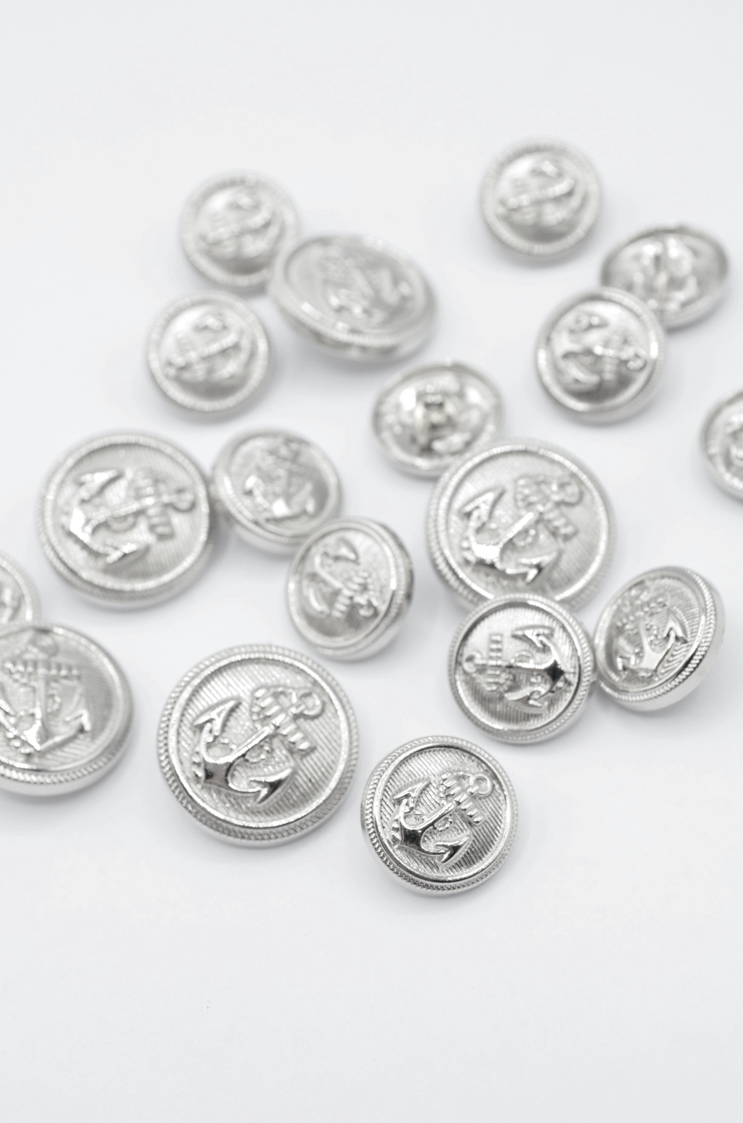 Nasturi Metalici Argintii