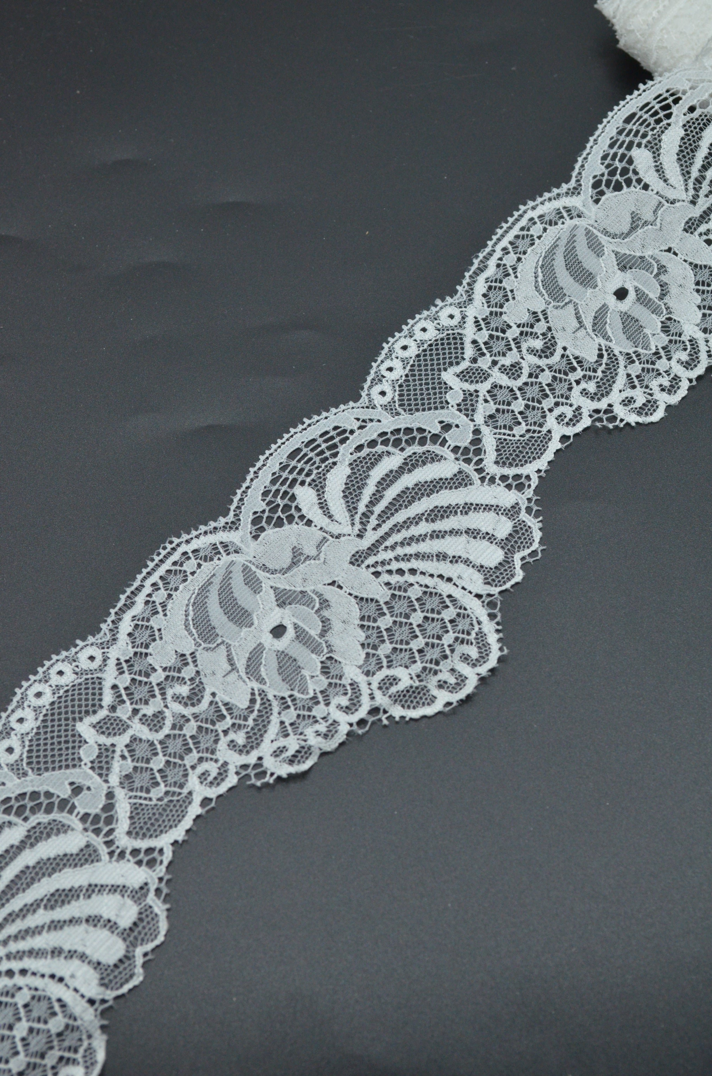 Dantela 7.50cm, Alb