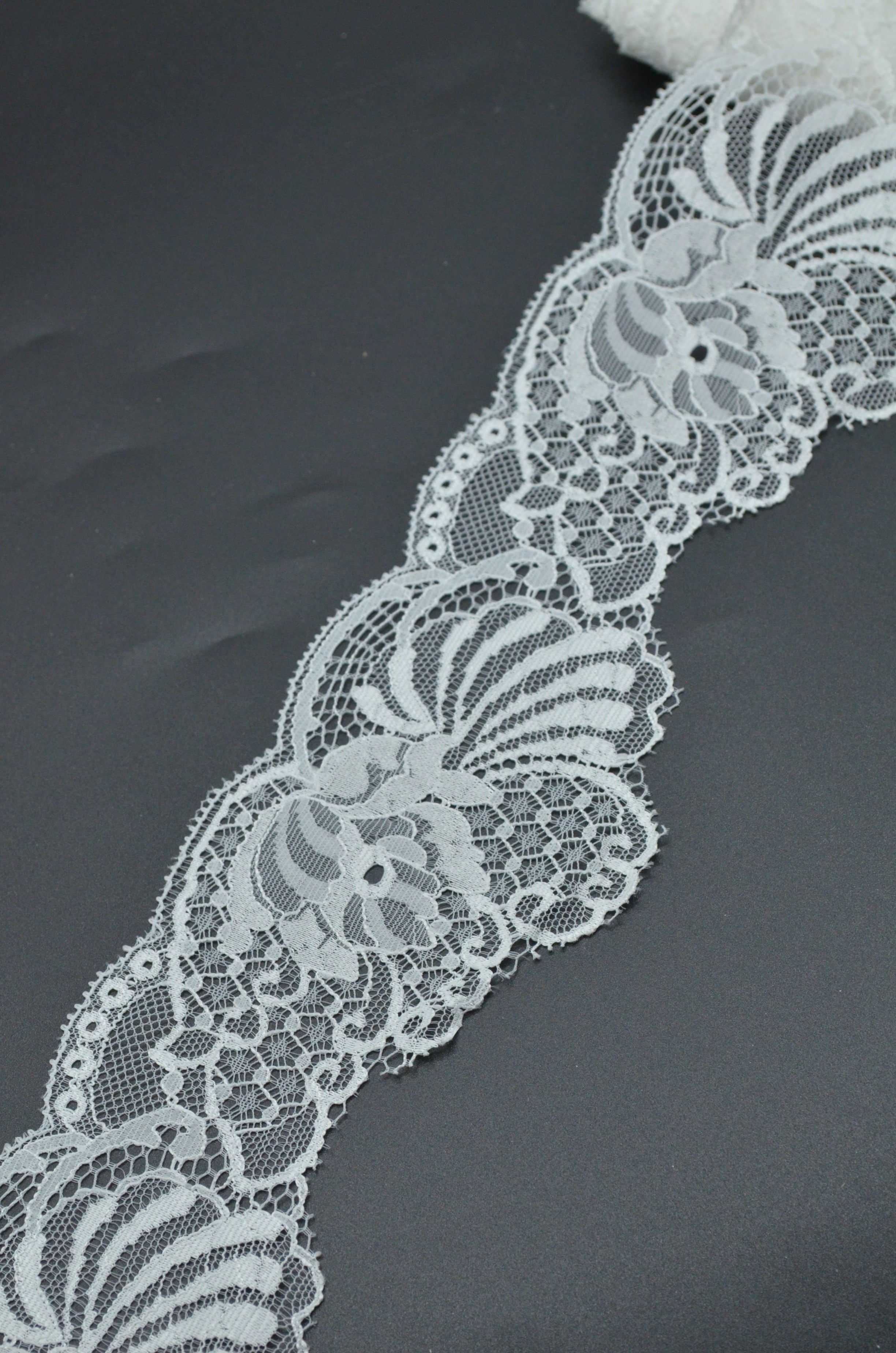 Dantela 7.50cm, Alb