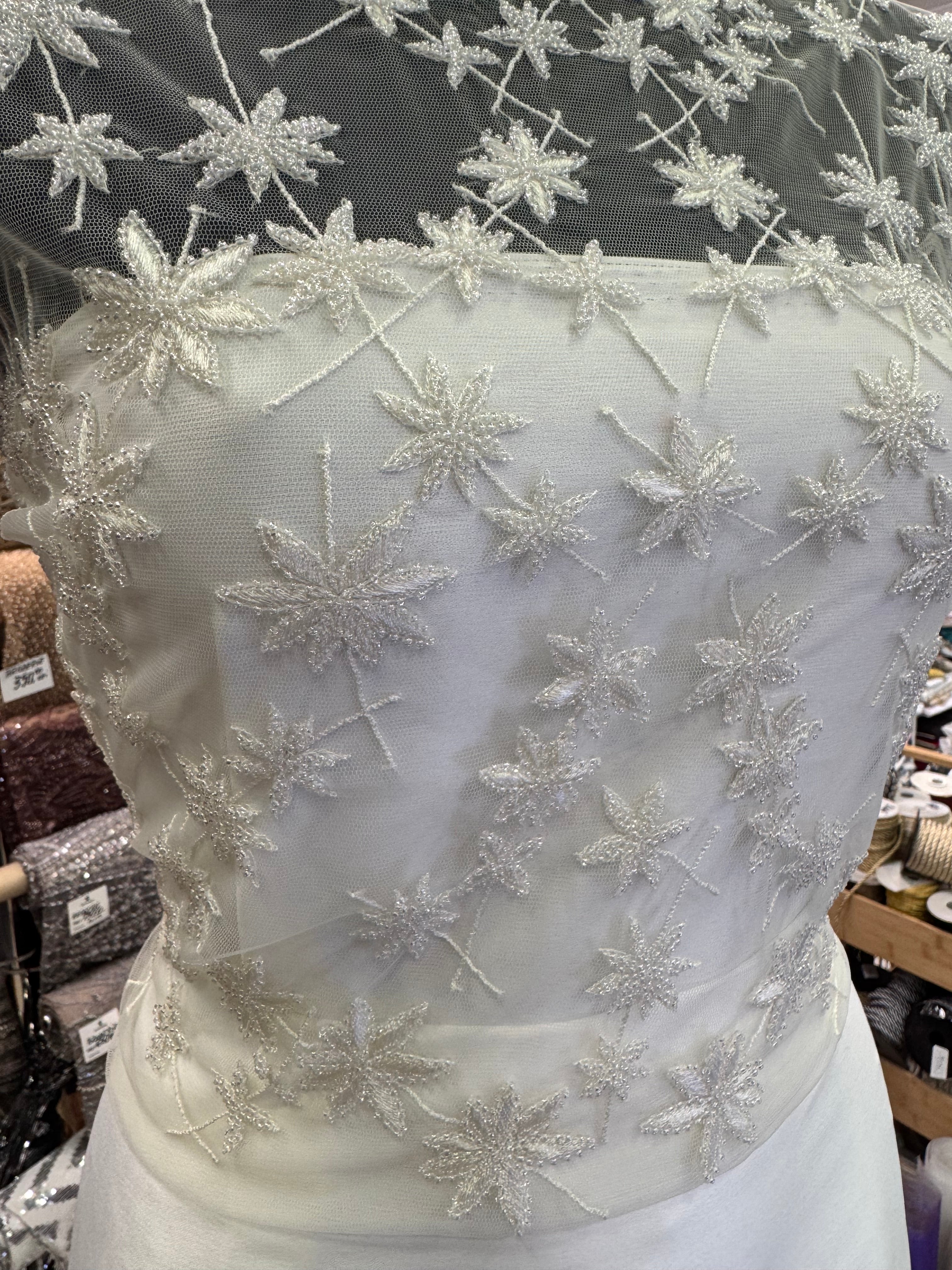 Broderie Bust Pentru Mireasă Ivoire