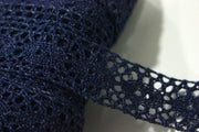 Dantela De Bumbac, Bleumarin, 30mm