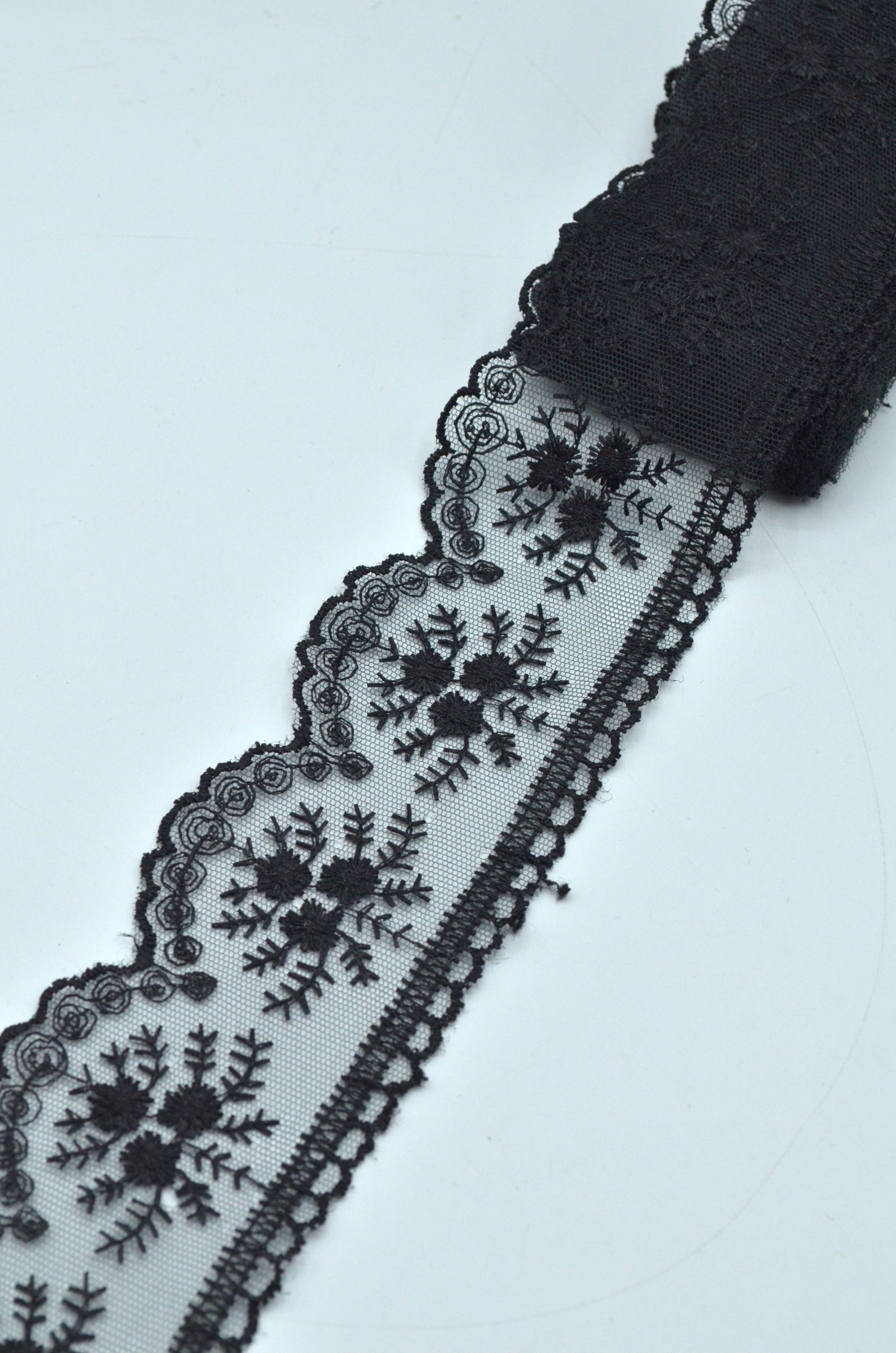 Dantela Neagra, 6cm
