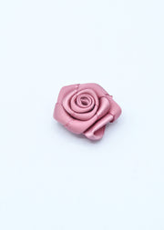 Floare Din Saten 2cm, Roz Prafuit