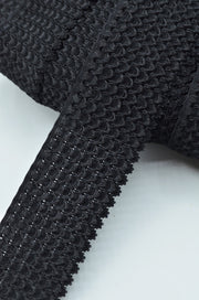 Elastic Decorativ 35mm, Negru