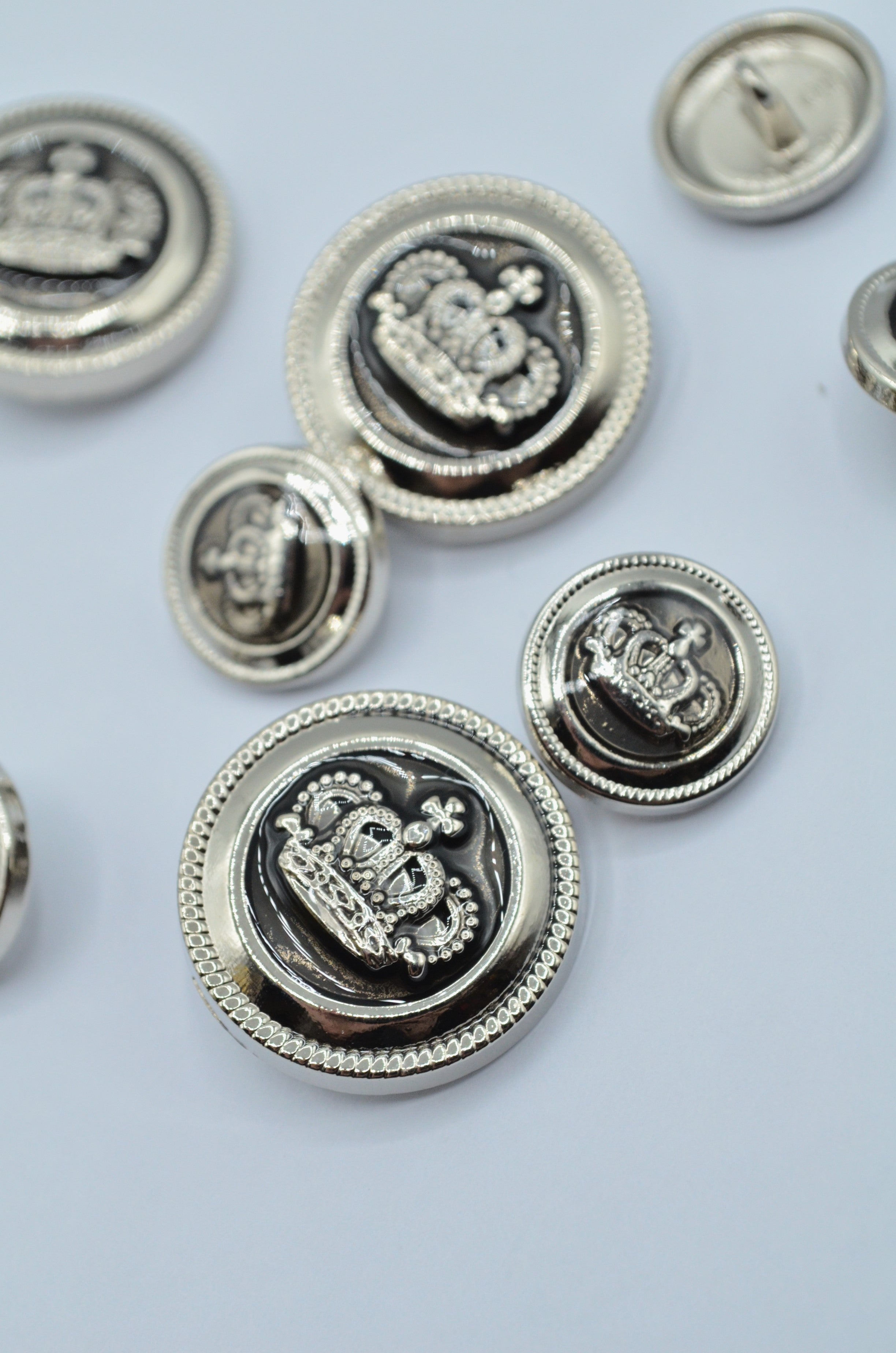 Nasturi Metalici Argintii