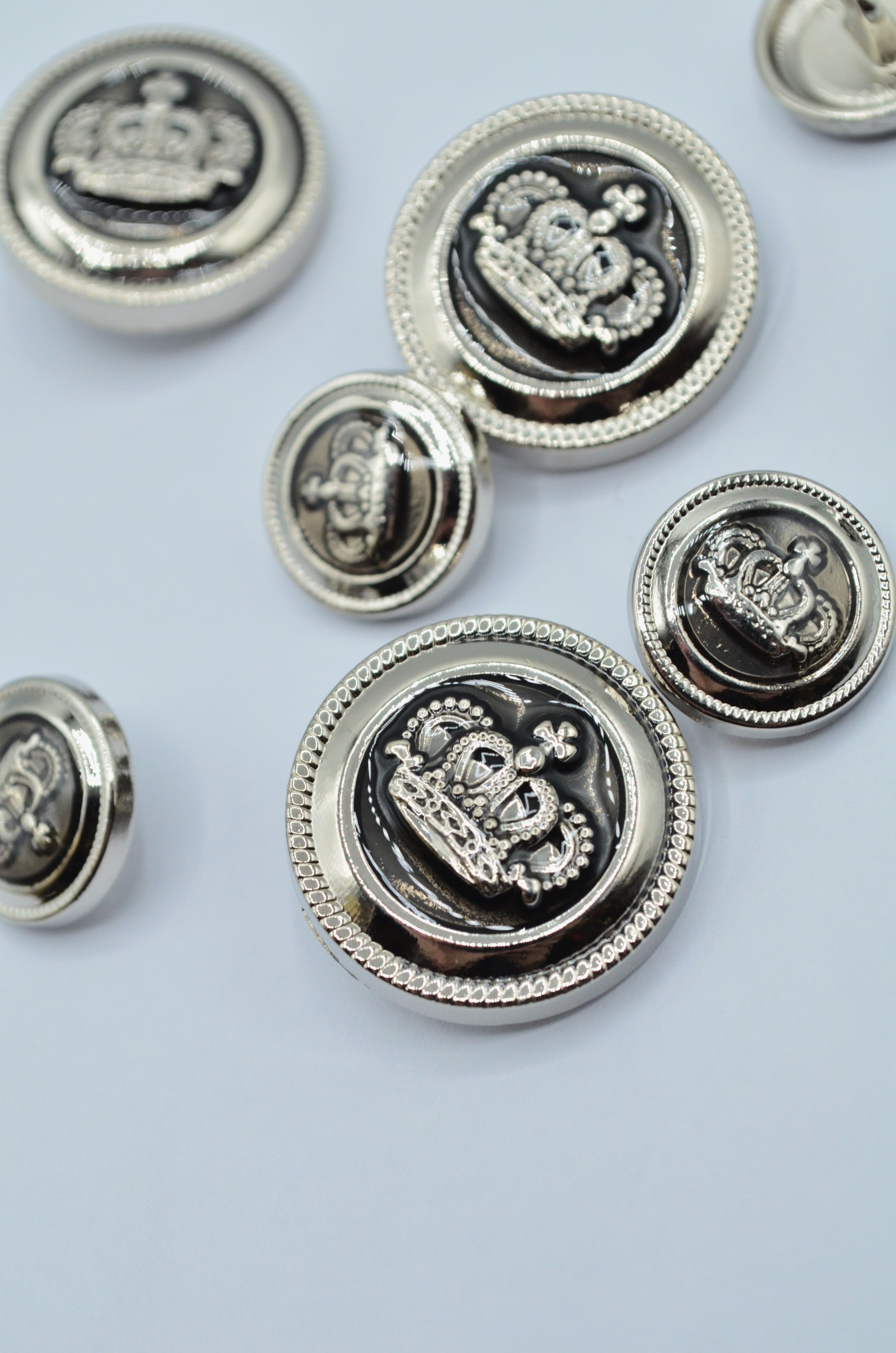 Nasturi Metalici Argintii