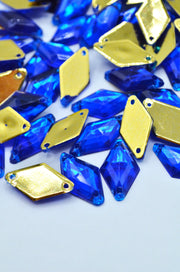 Pietre Din Plastic 10x18mm, Albastru, 20gr/Punga