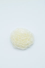 Floare Din Organza 8cm, Ivoire