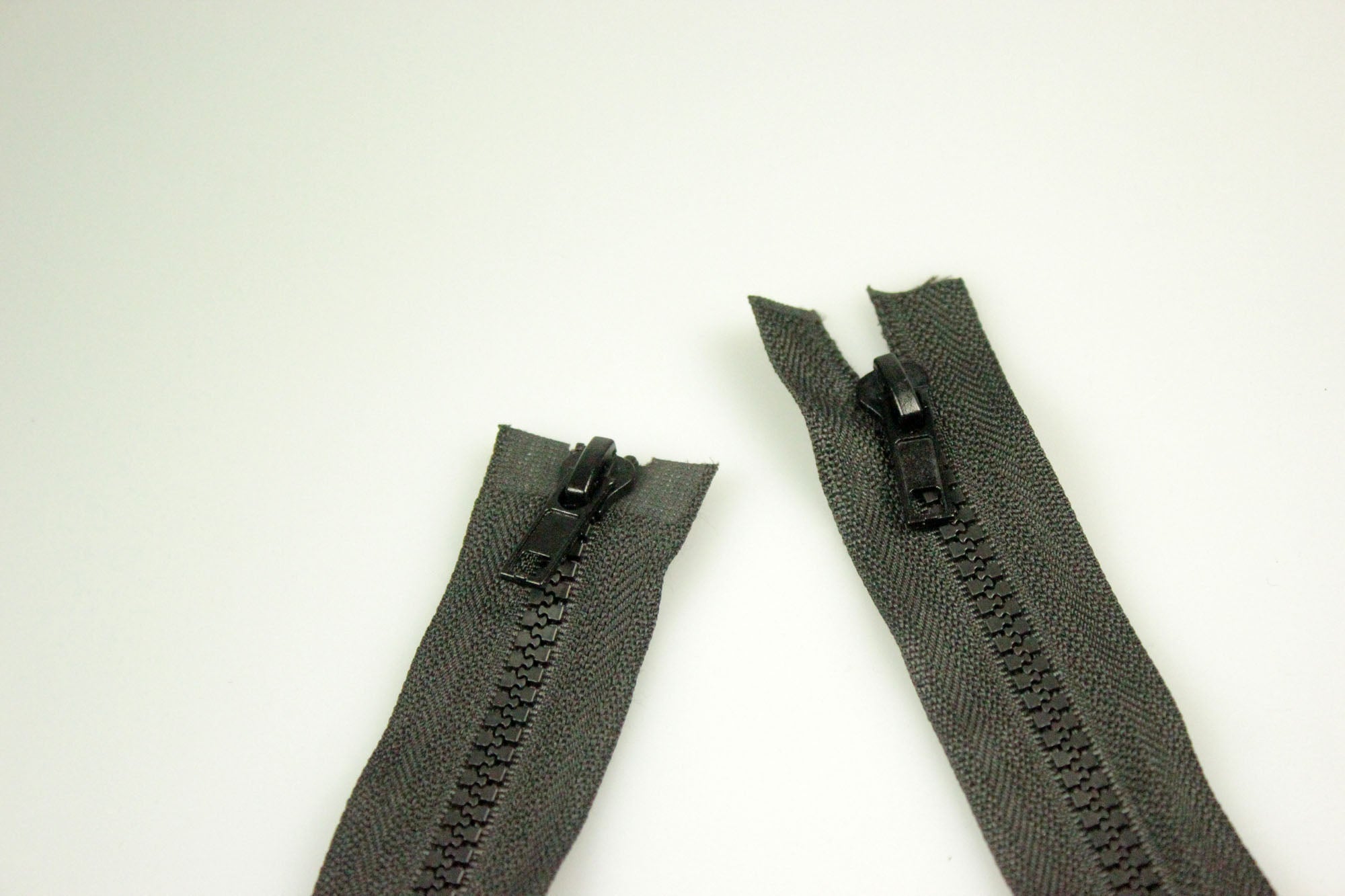 Fermoar Plastic Negru Detasabil Cu Dublu Cursor 120cm