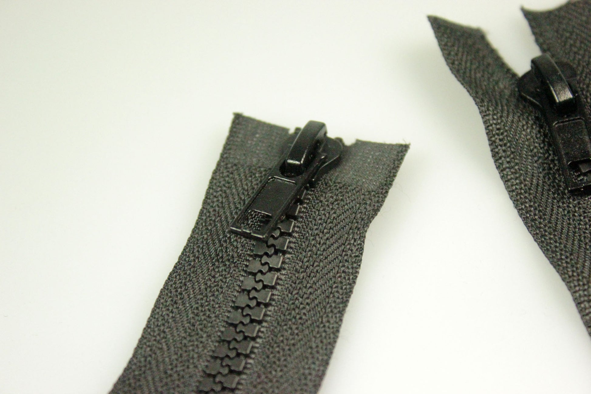 Fermoar Plastic Negru Detasabil Cu Dublu Cursor 120cm