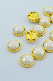 Perle Plastic De Cusut 14mm, 12Buc/Pachet