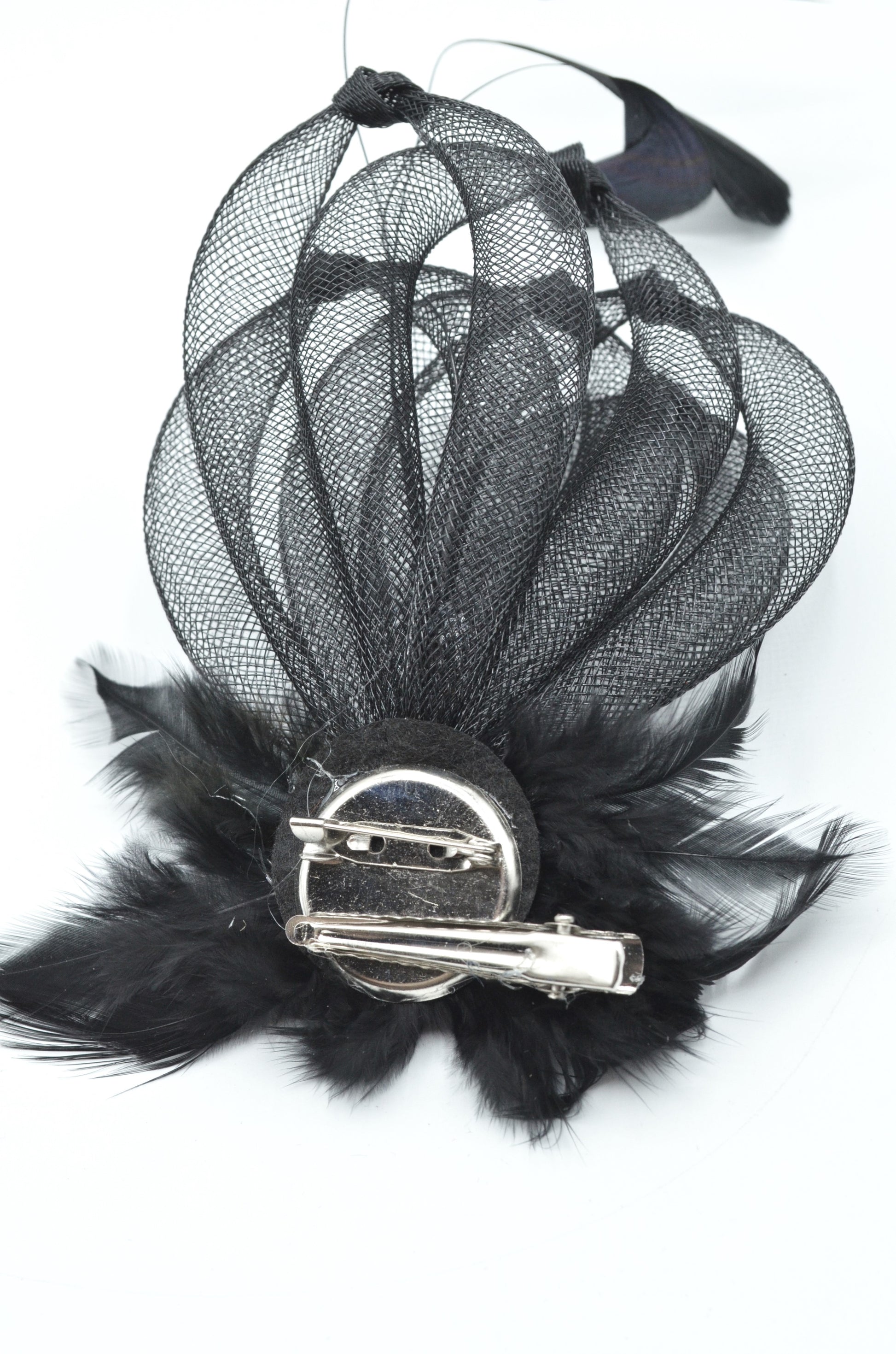 Accesoriu Decorativ Pentru Par Sau Haine 14x10cm, Negru 