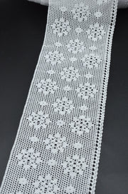 Dantela De Bumbac 11cm, Alb