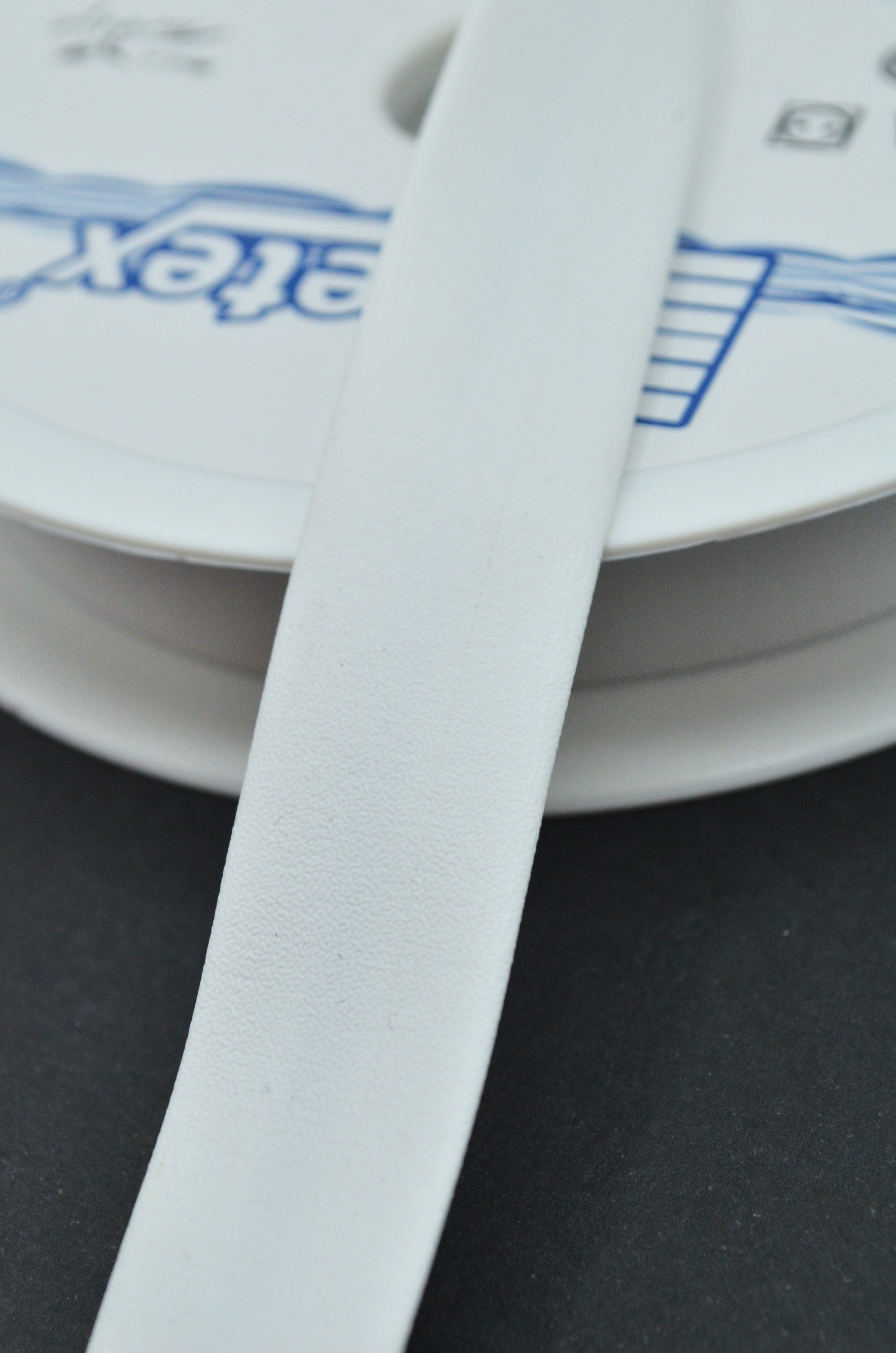 Banda Bie Din Piele Ecologica 20mm, Alb
