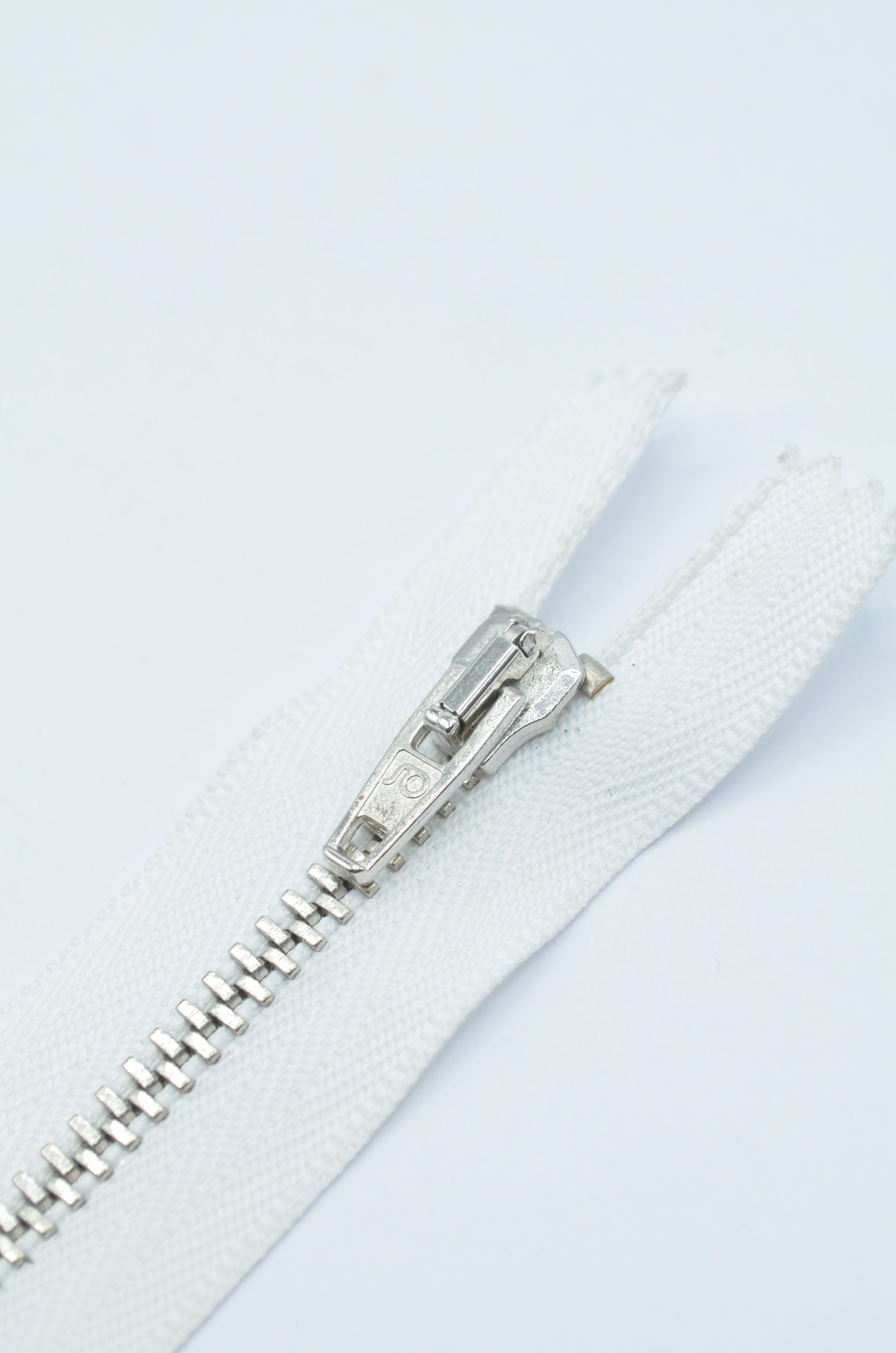 Fermoar Metalic Fix, 5mm,16cm, Alb