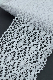Dantela De Bumbac 11cm, Alb