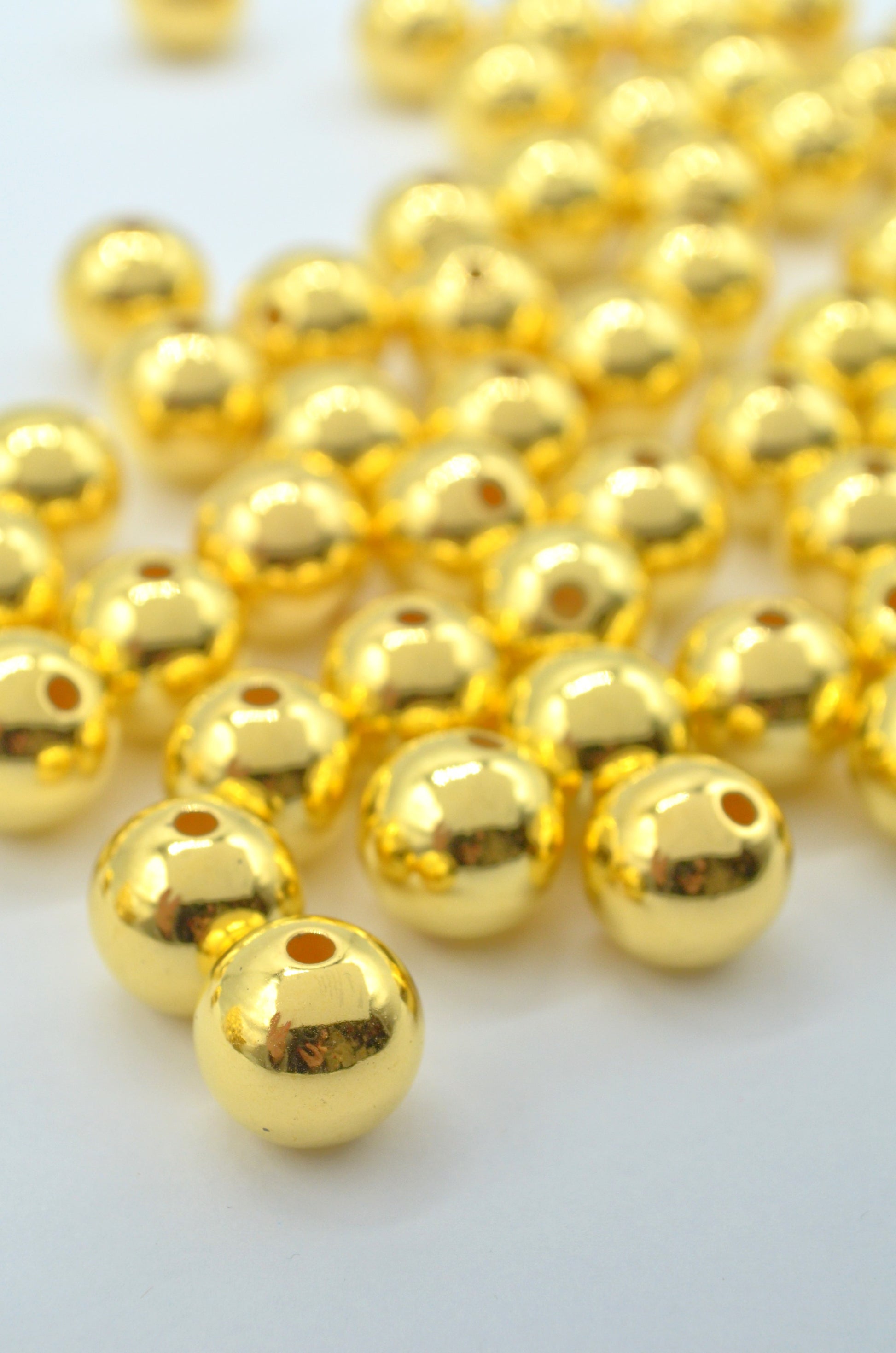 Margele 20mm, Auriu, (10buc)