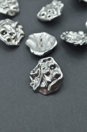 Nasturi Metalici Argintii 23mm