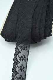 Dantela Neagra 3.50cm, pret pe metru