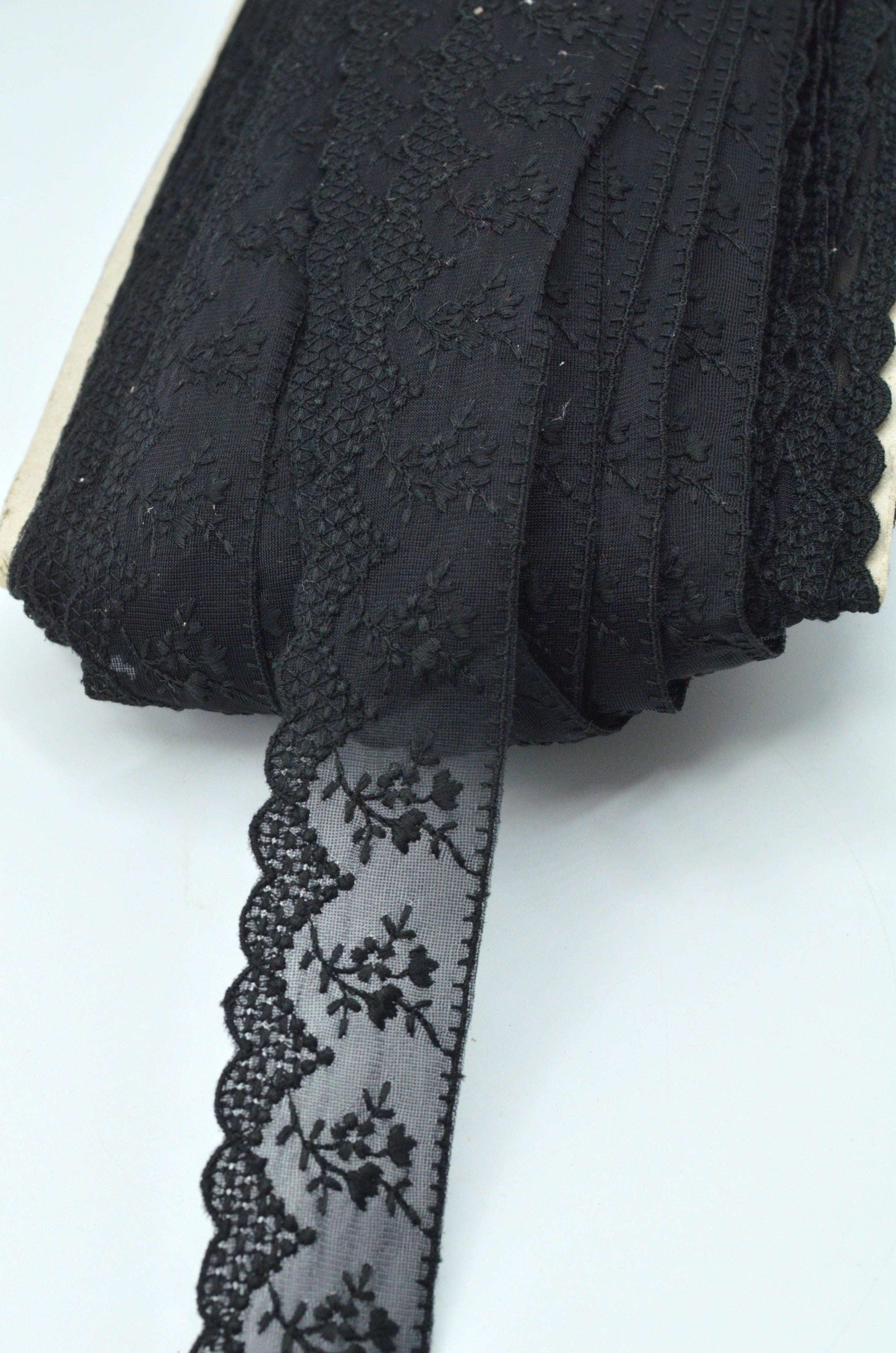 Dantela Neagra 3.50cm, pret pe metru
