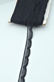 Dantela Neagra 2 cm, pret pe metru