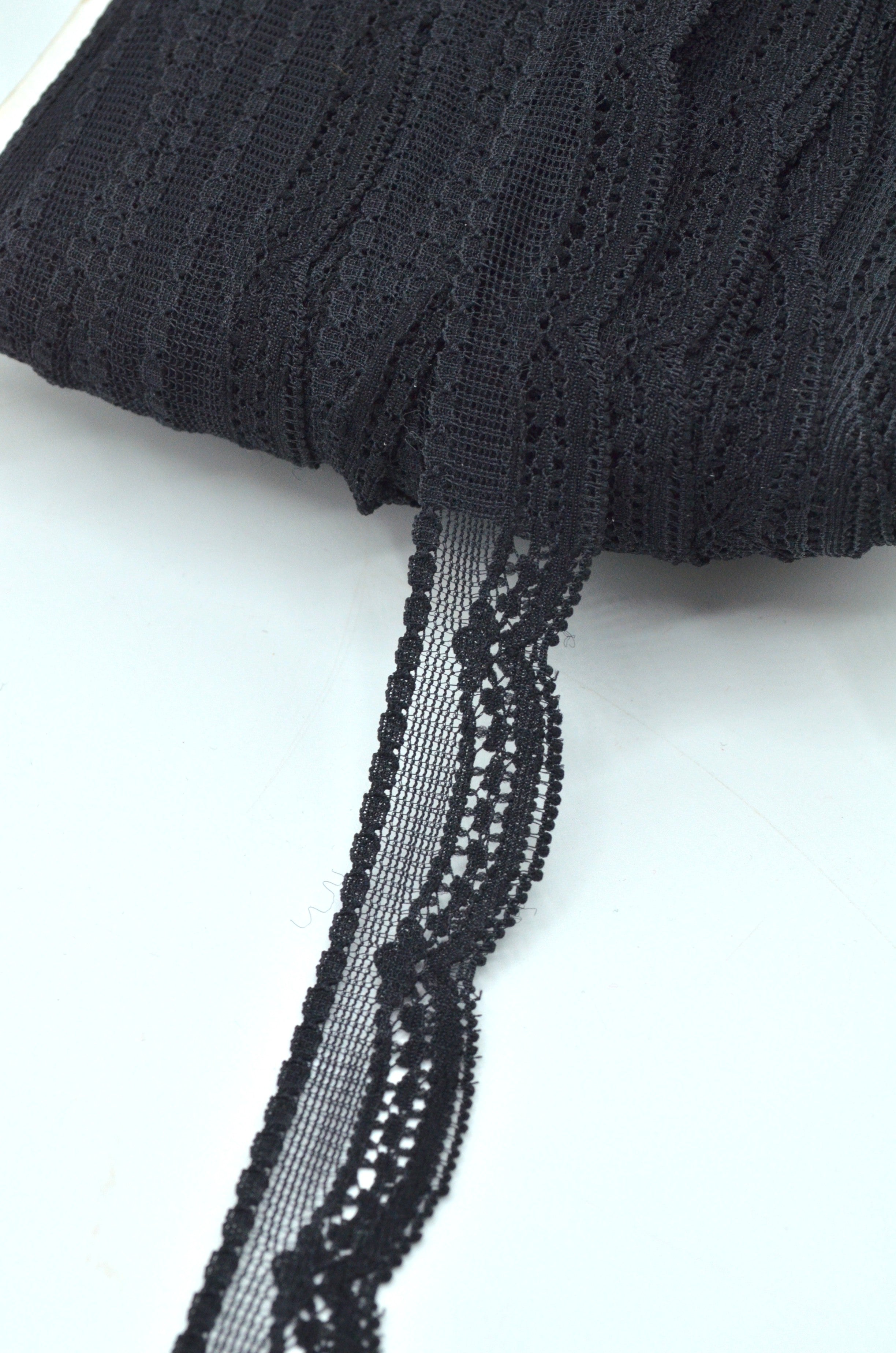Dantela Neagra 2 cm, pret pe metru