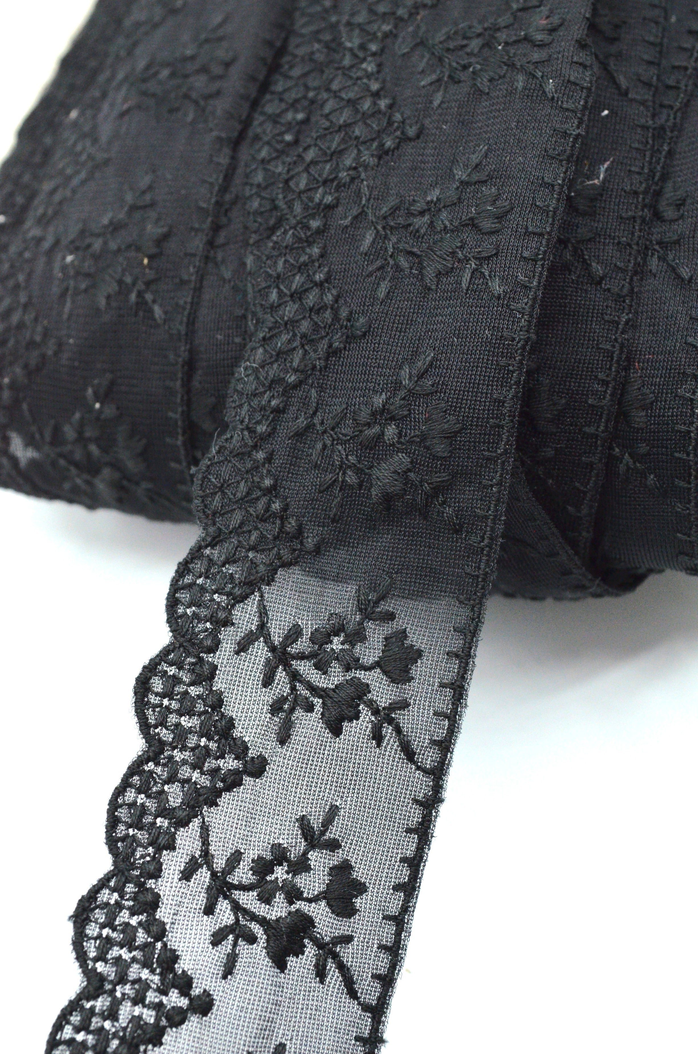 Dantela Neagra 3.50cm, pret pe metru