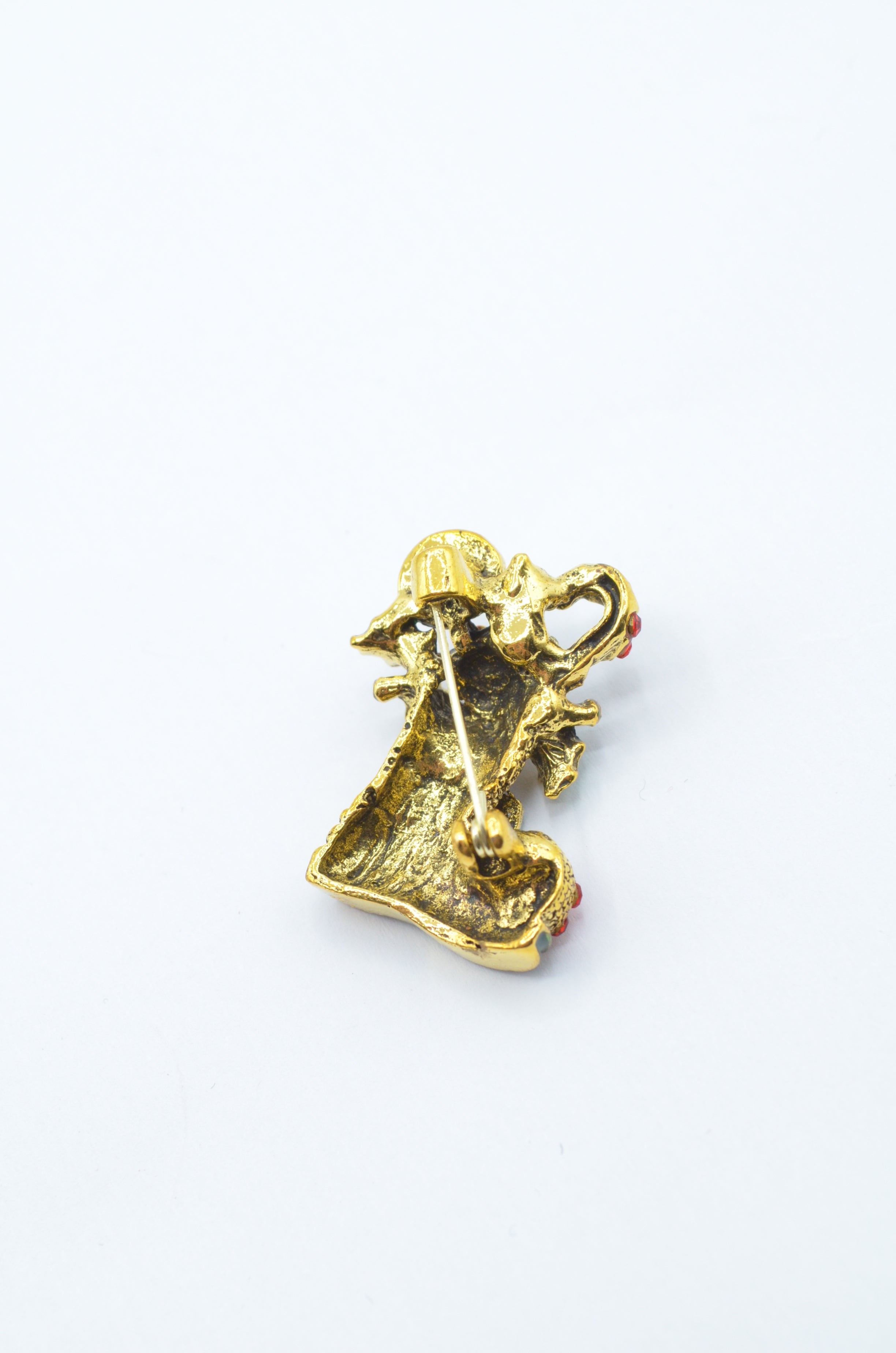 Brosa Cu Pietre De Craciun 32x21mm