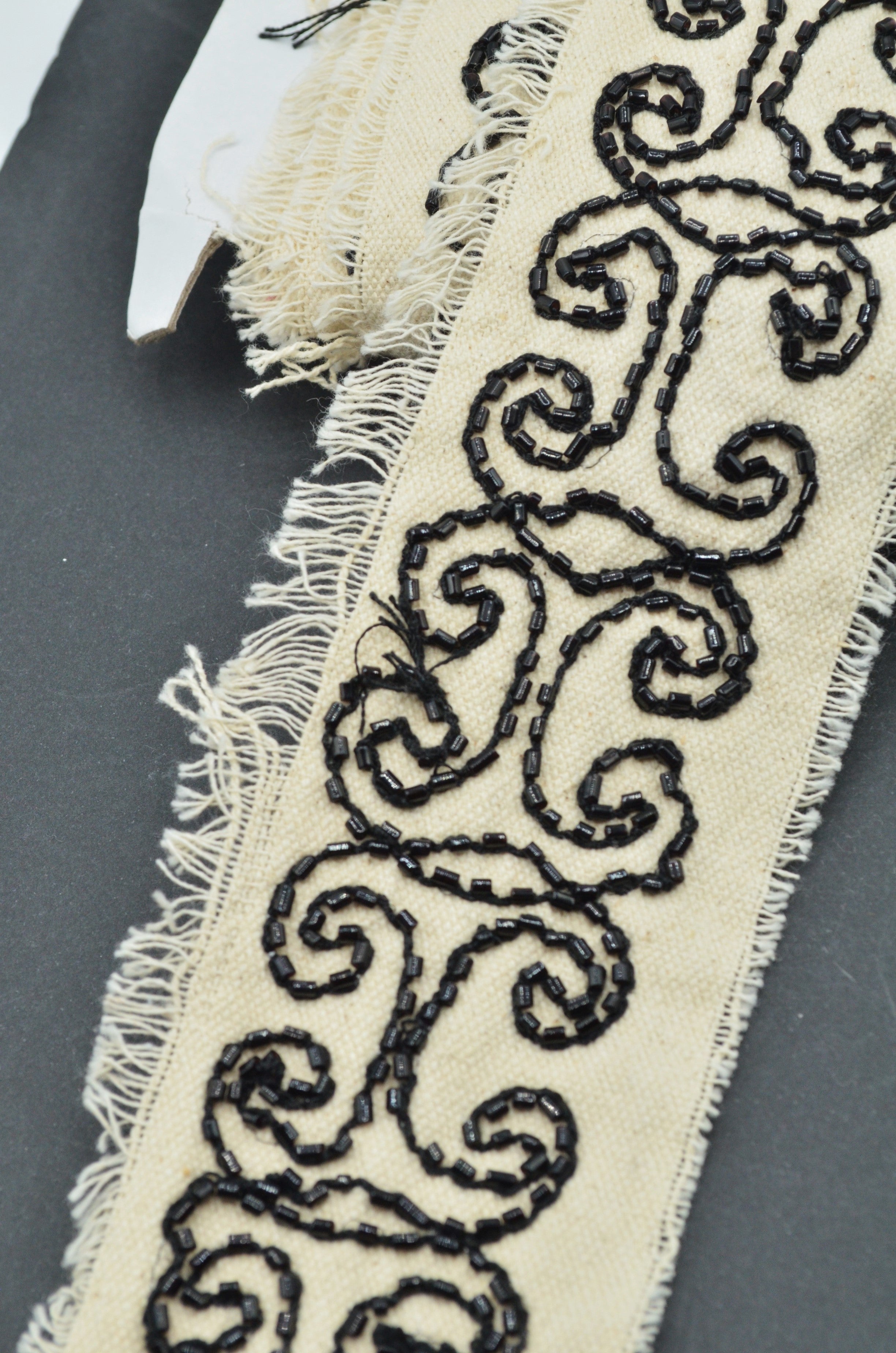 Banda De Bumbac Cu Margele, 7cm