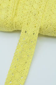 Dantela De Bumbac 4.50cm, Galben