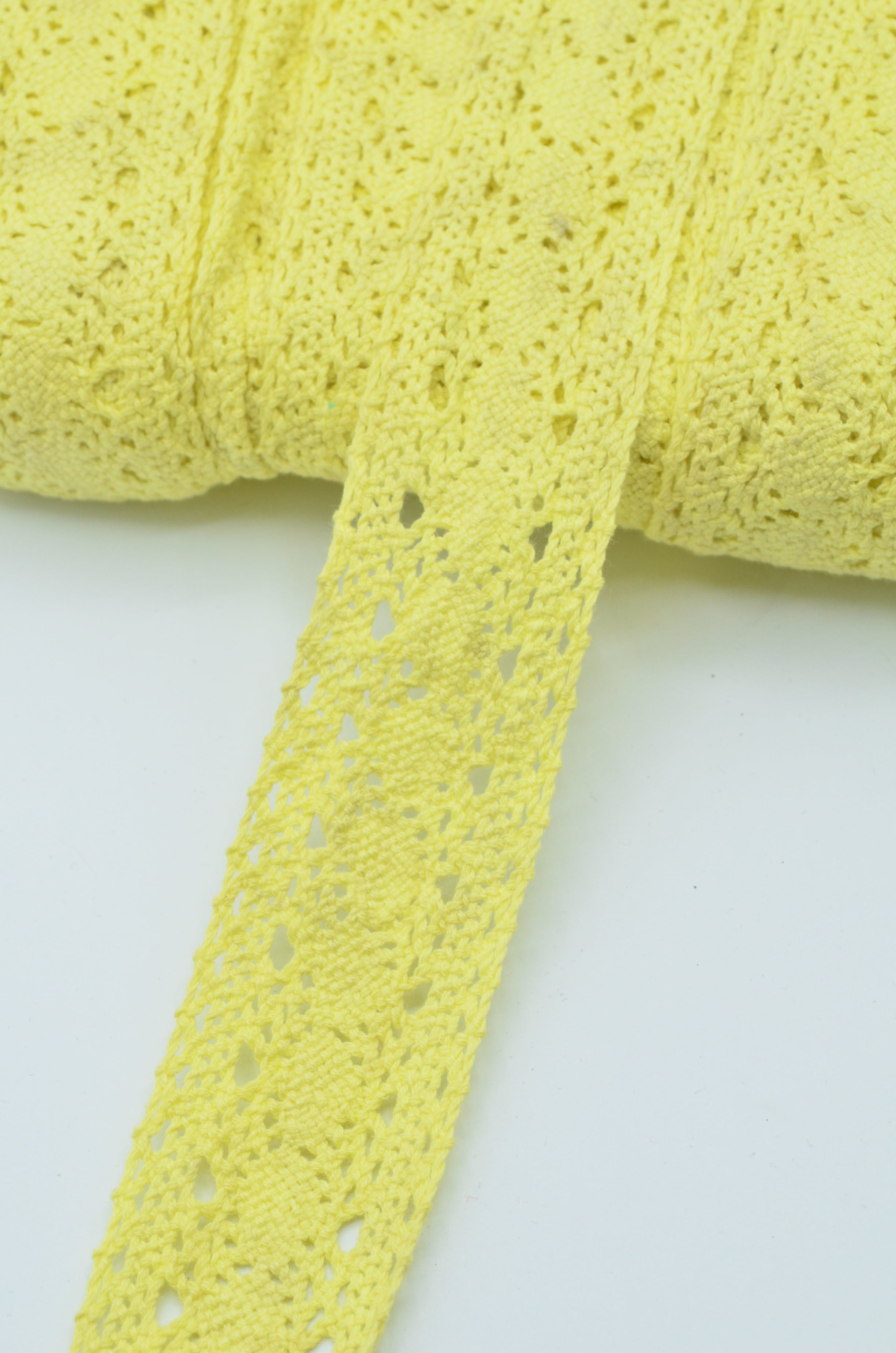 Dantela De Bumbac 4.50cm, Galben