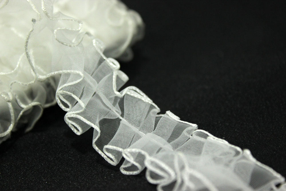 Aplicatii Volane Din Organza 2cm