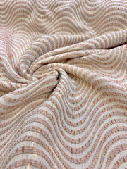 Brocard elastic cu fir lurex auriu