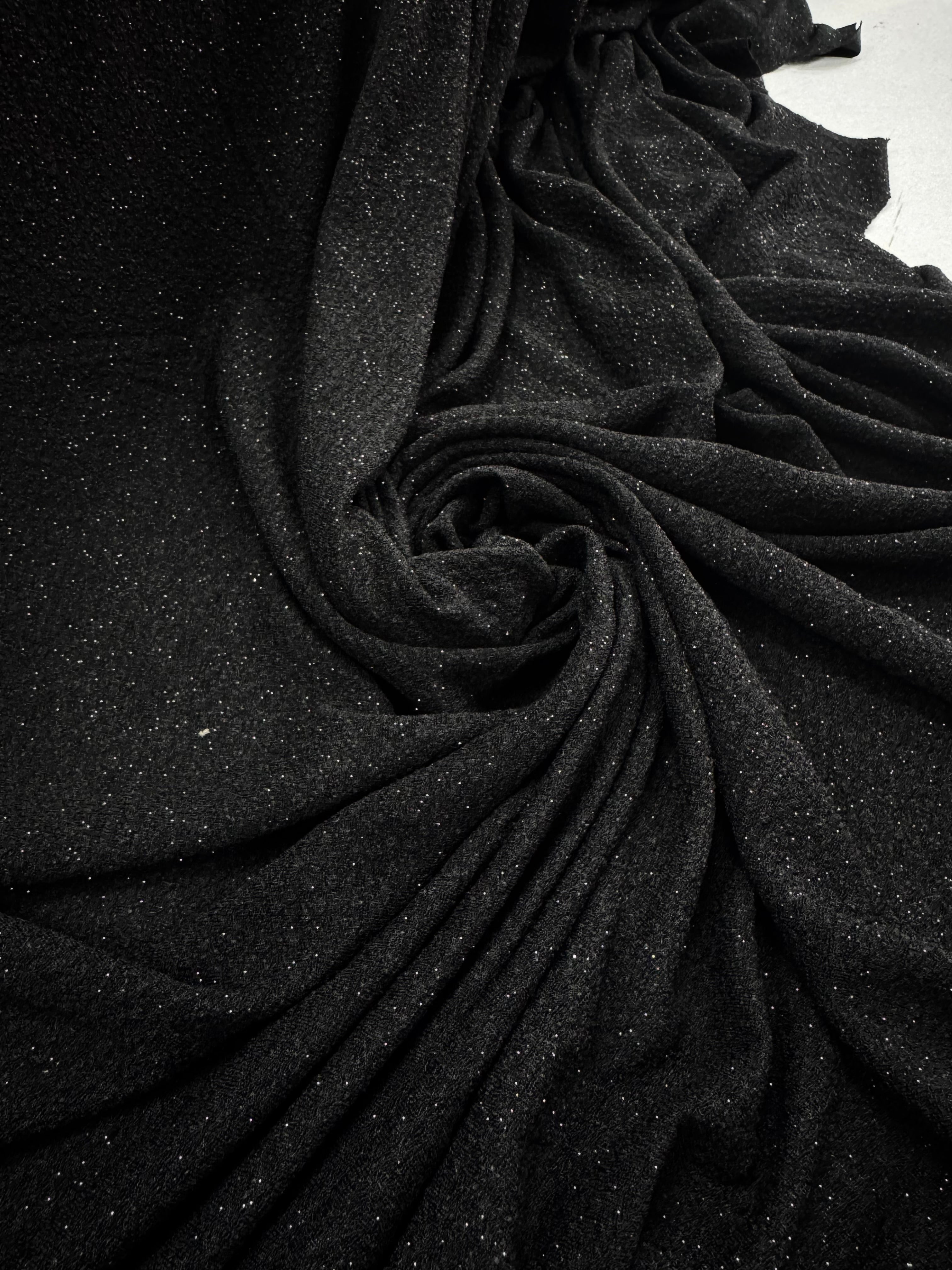 Lurex Negru Cu Argintiu