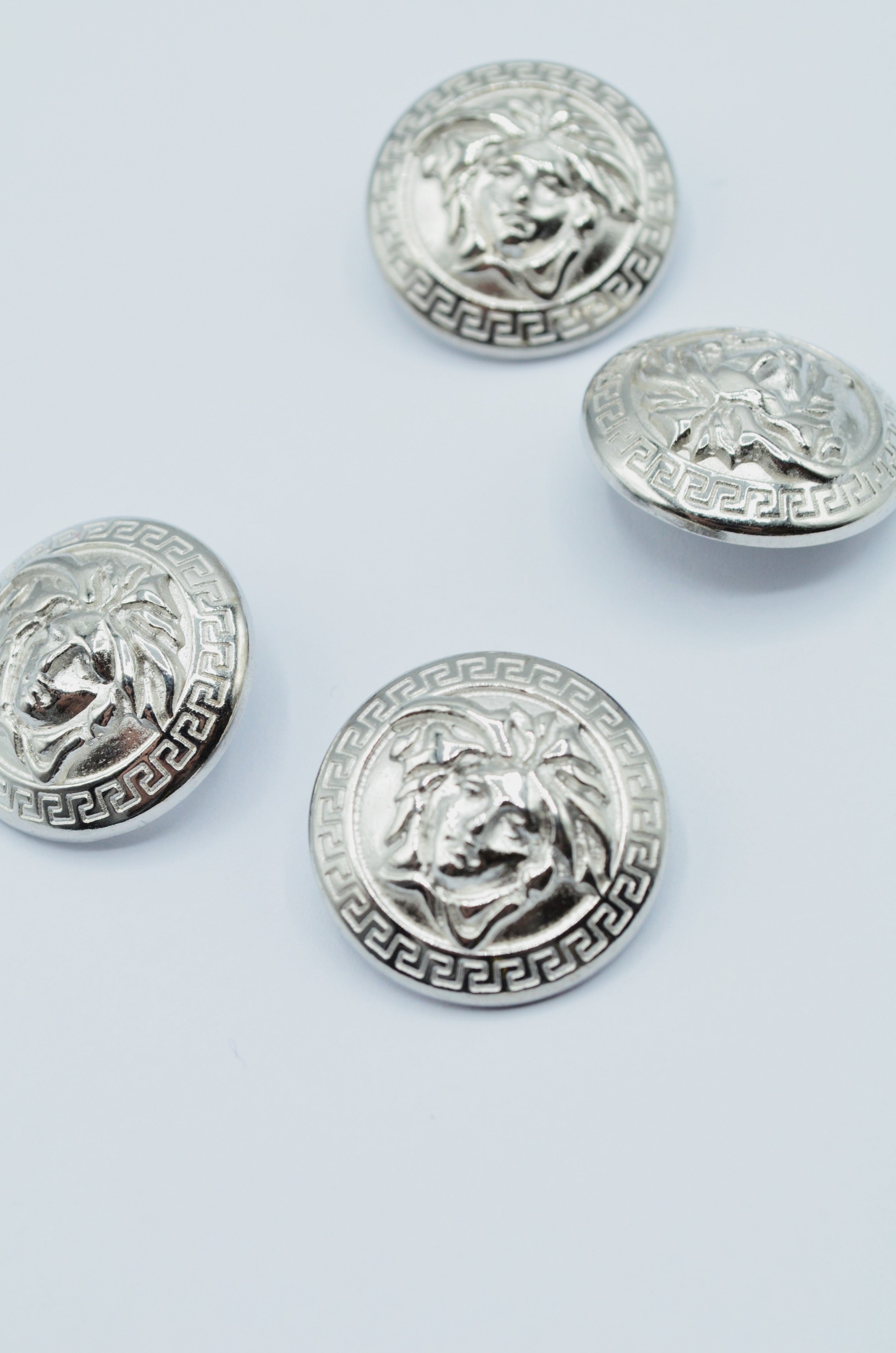 Nasturi Metalici Argintii 23mm