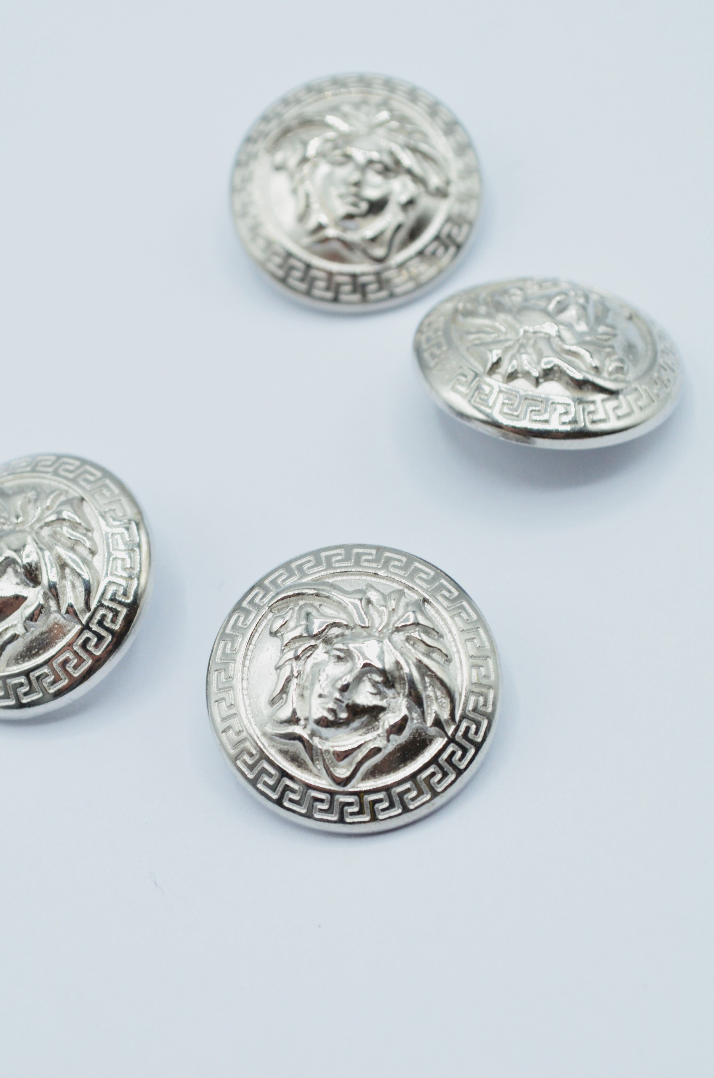 Nasturi Metalici Argintii 23mm