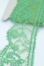 Dantela Chantilly 11cm, Verde