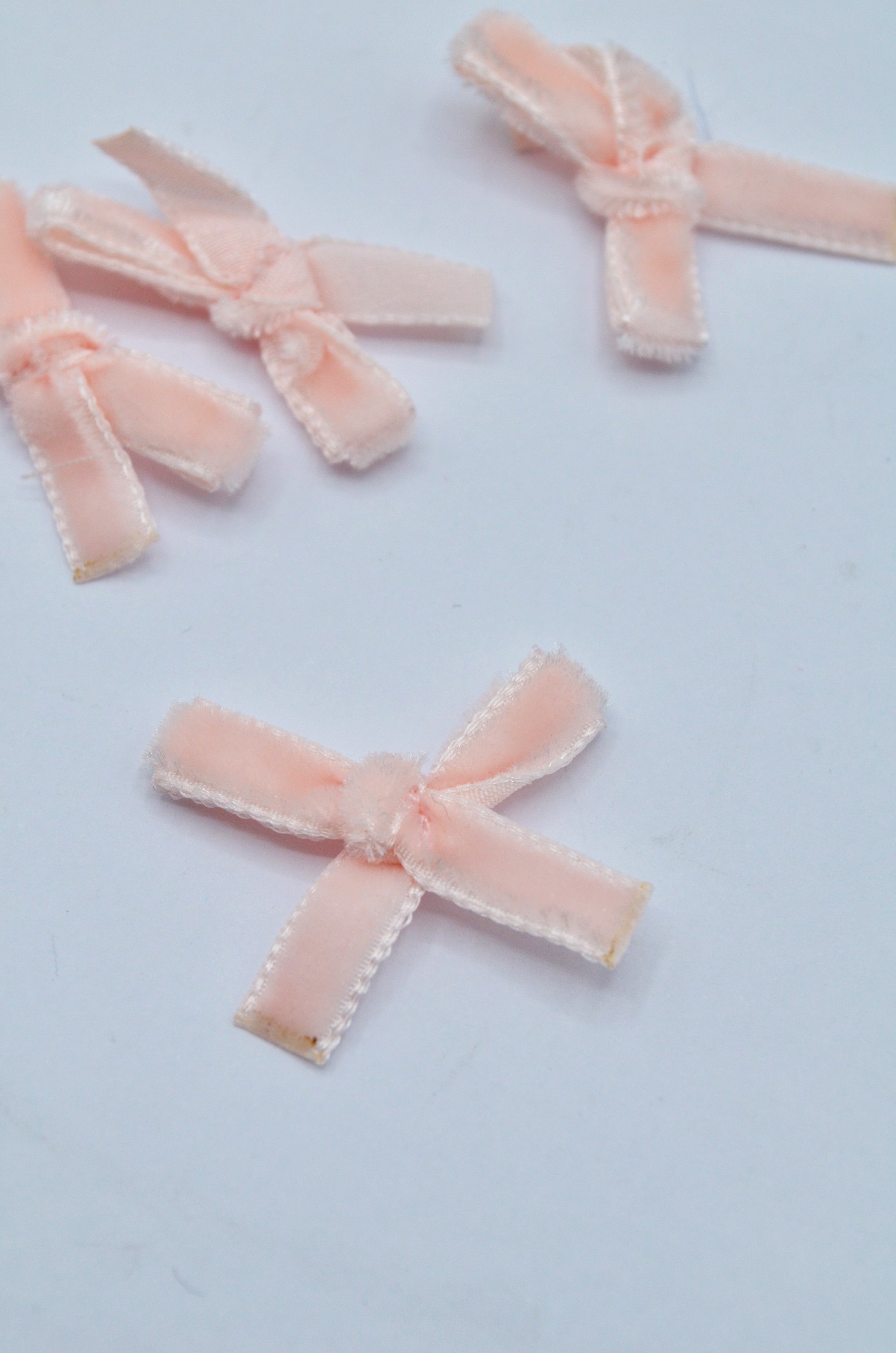 Fundita Din Catifea 2x3cm, Roz