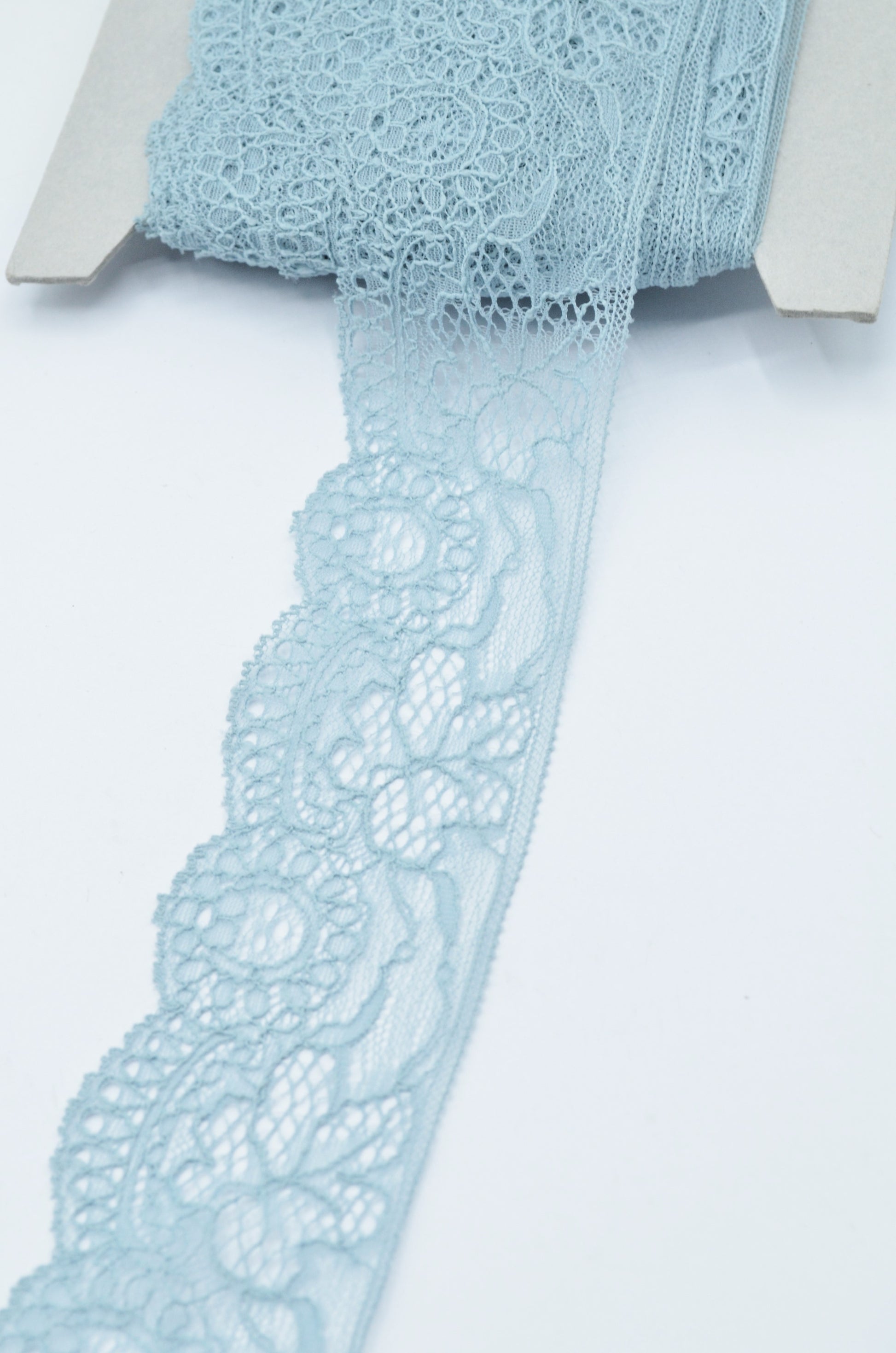 Dantela Chantilly 6cm, Bleu