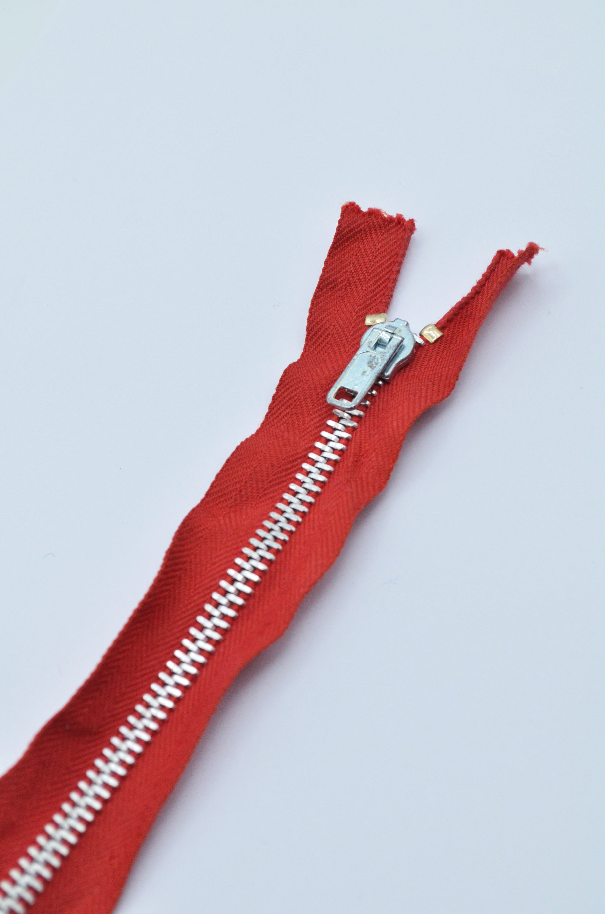 Fermoar Metalic 15cm, Rosu