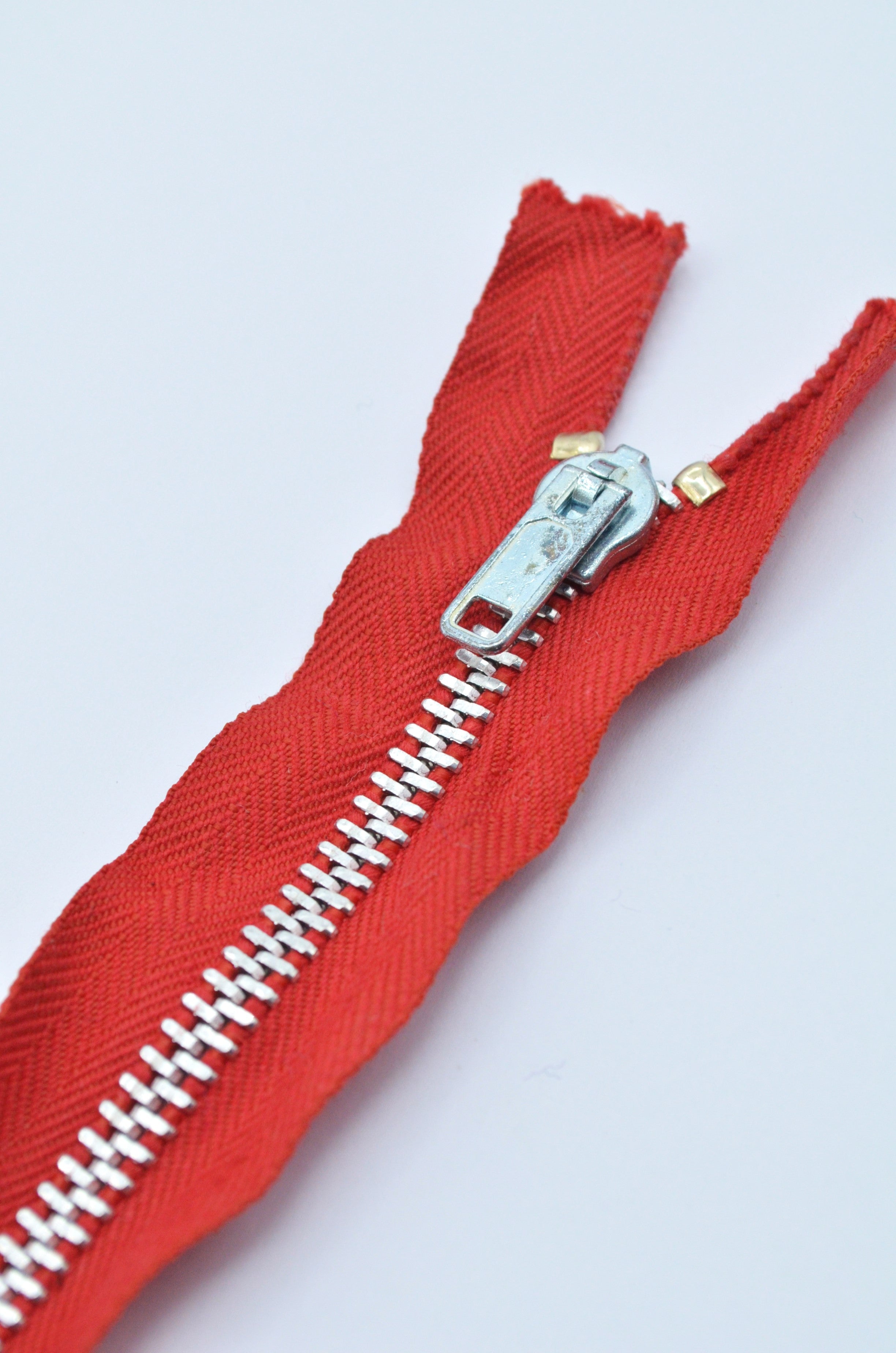 Fermoar Metalic 15cm, Rosu