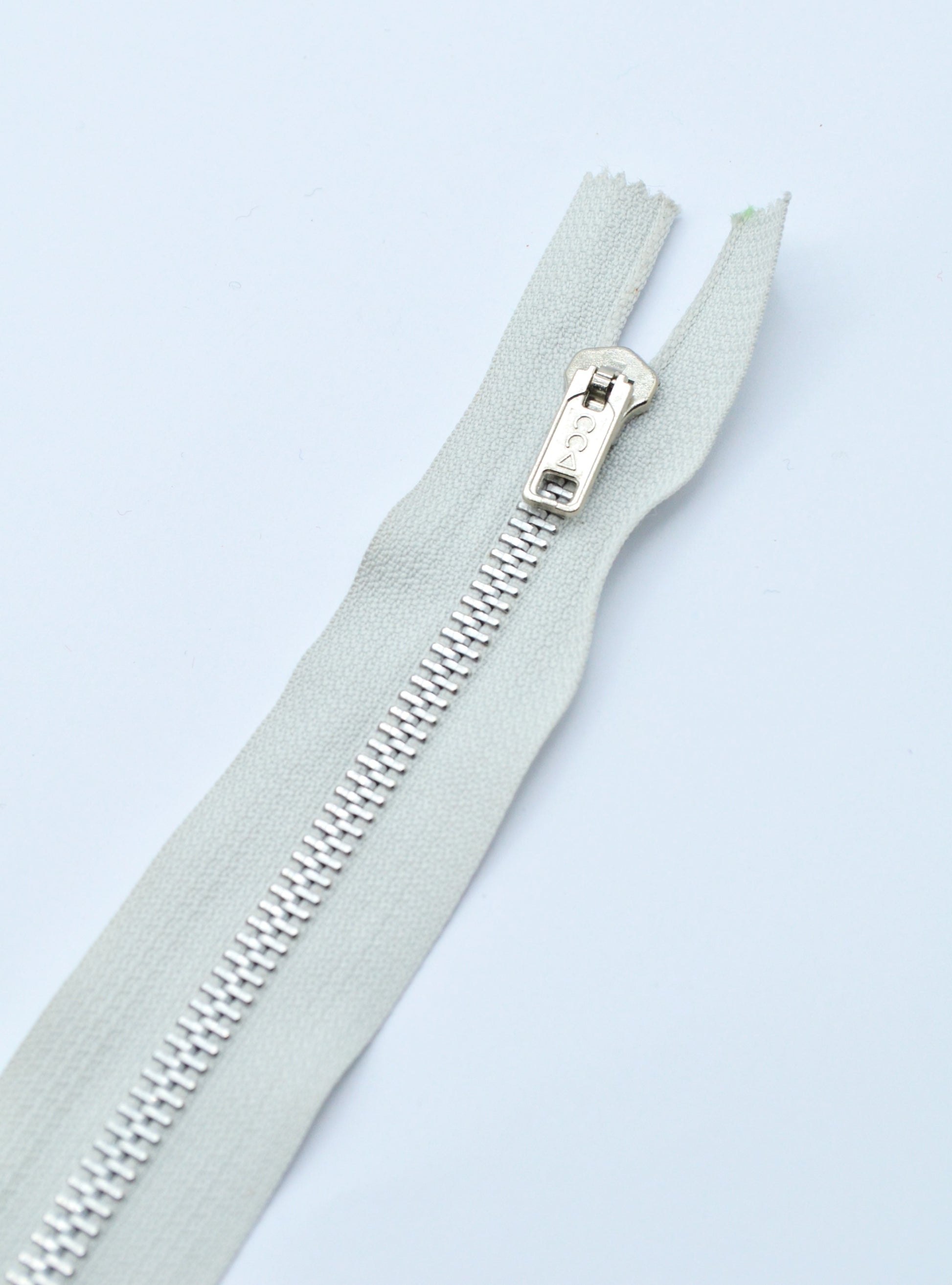 Fermoar Metalic 17cm, Gri Deschis