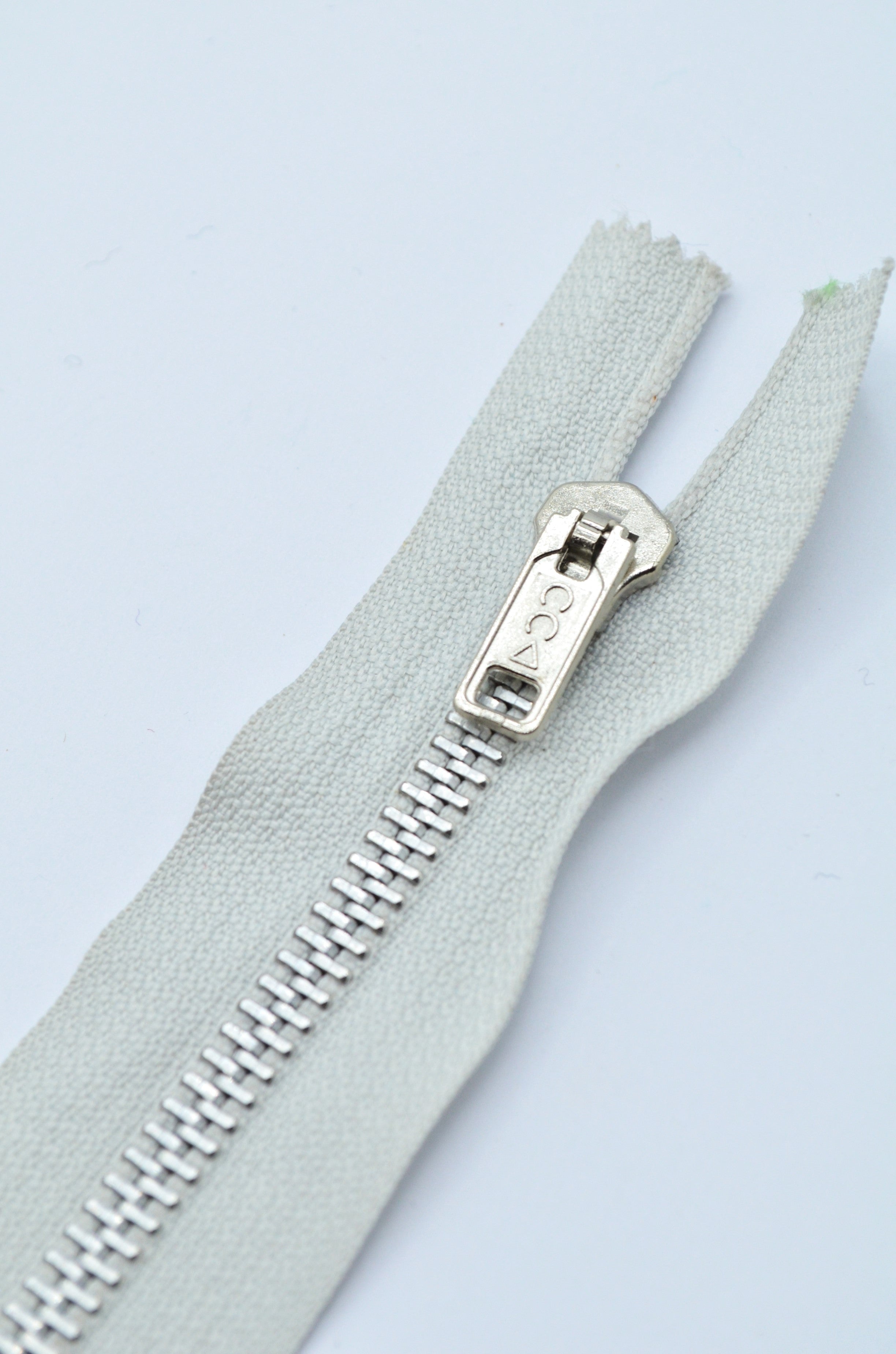 Fermoar Metalic 17cm, Gri Deschis