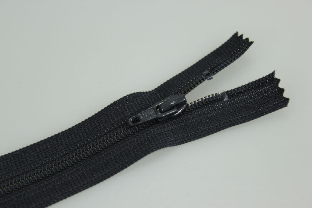 Fermoar Normal YKK, 18cm, Bleumarin