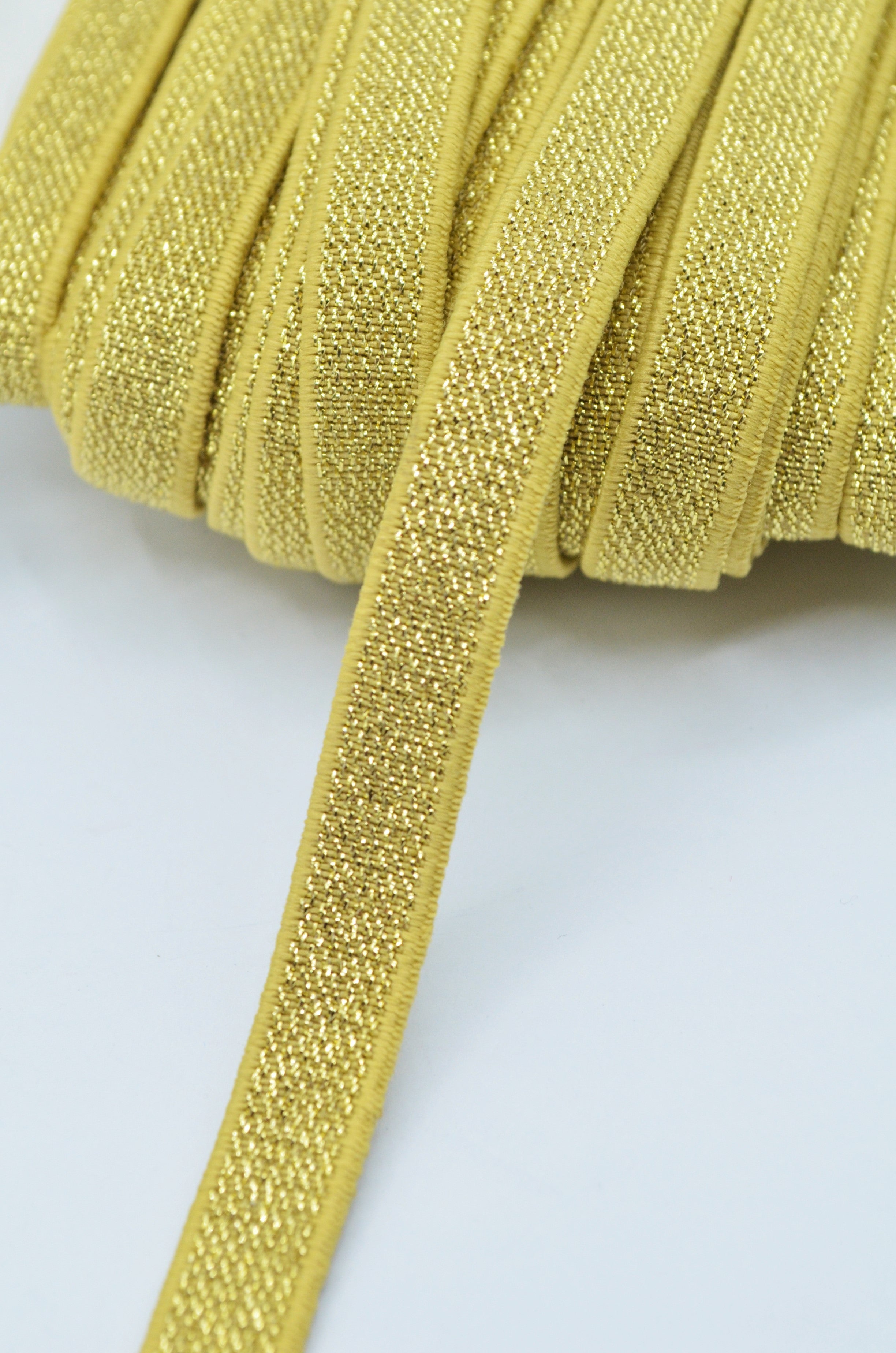 Elastic Bretele Sutien, Auriu, 10mm