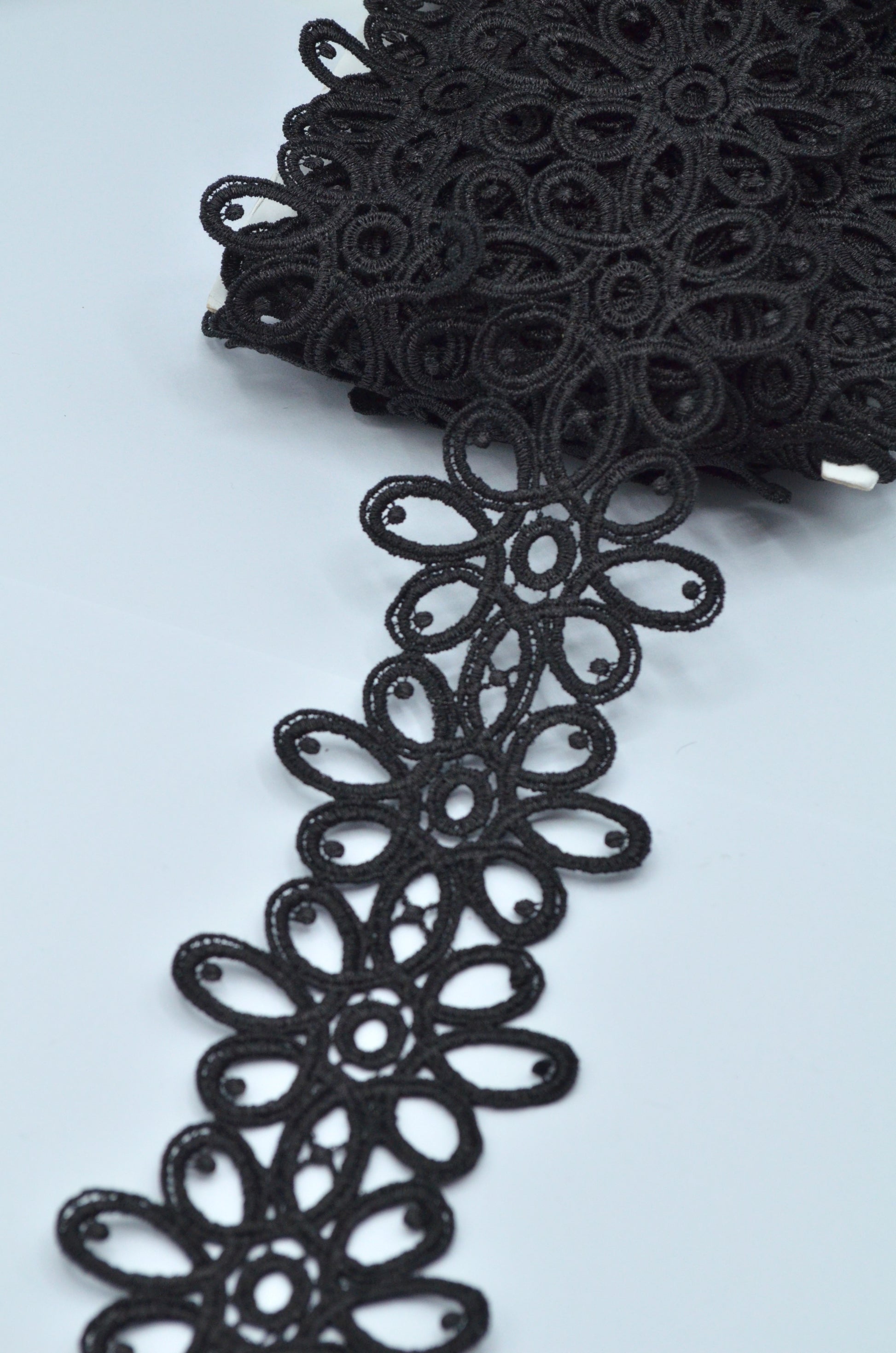 Pasmanterie 7cm, Negru