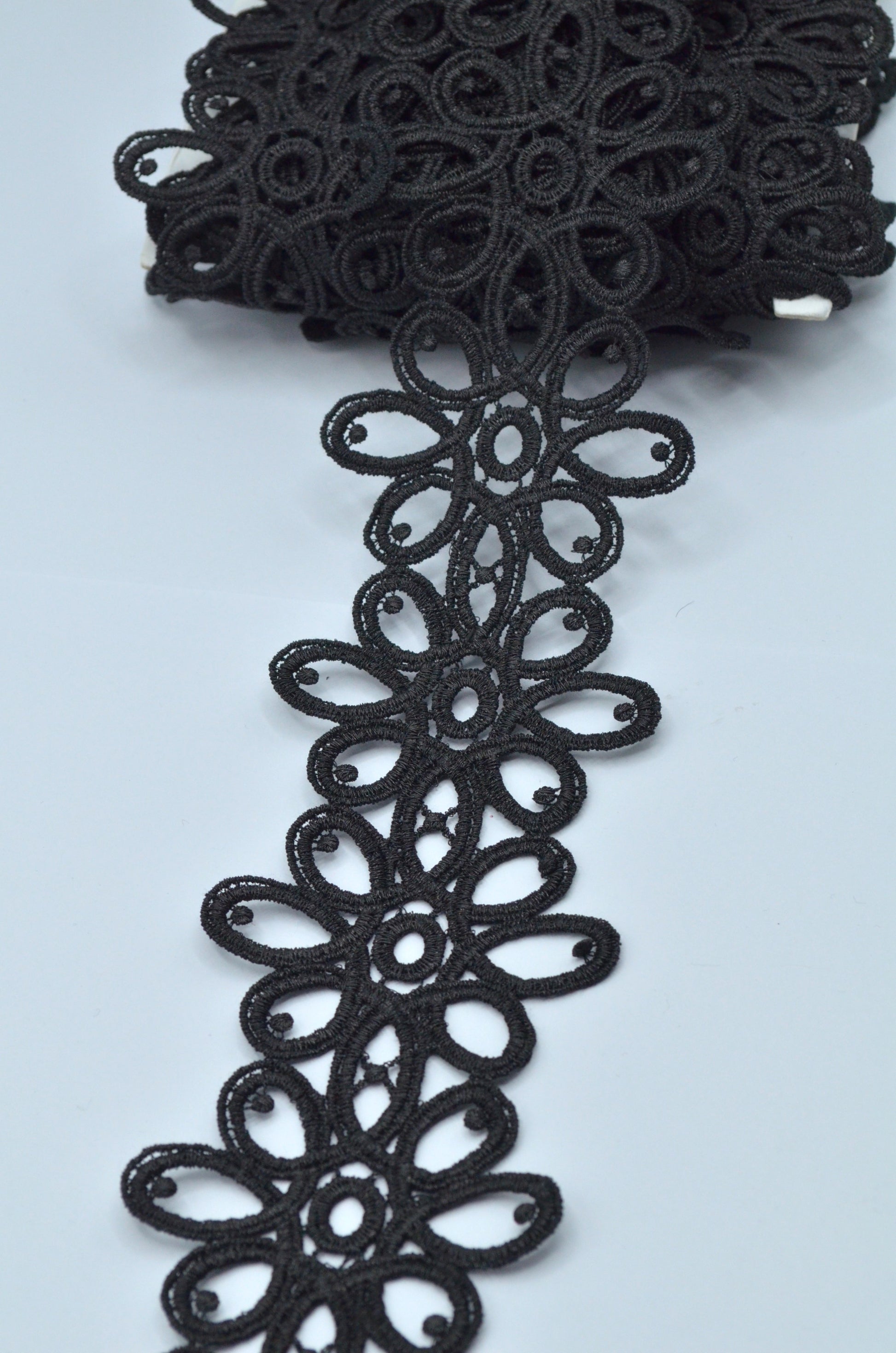 Pasmanterie 7cm, Negru