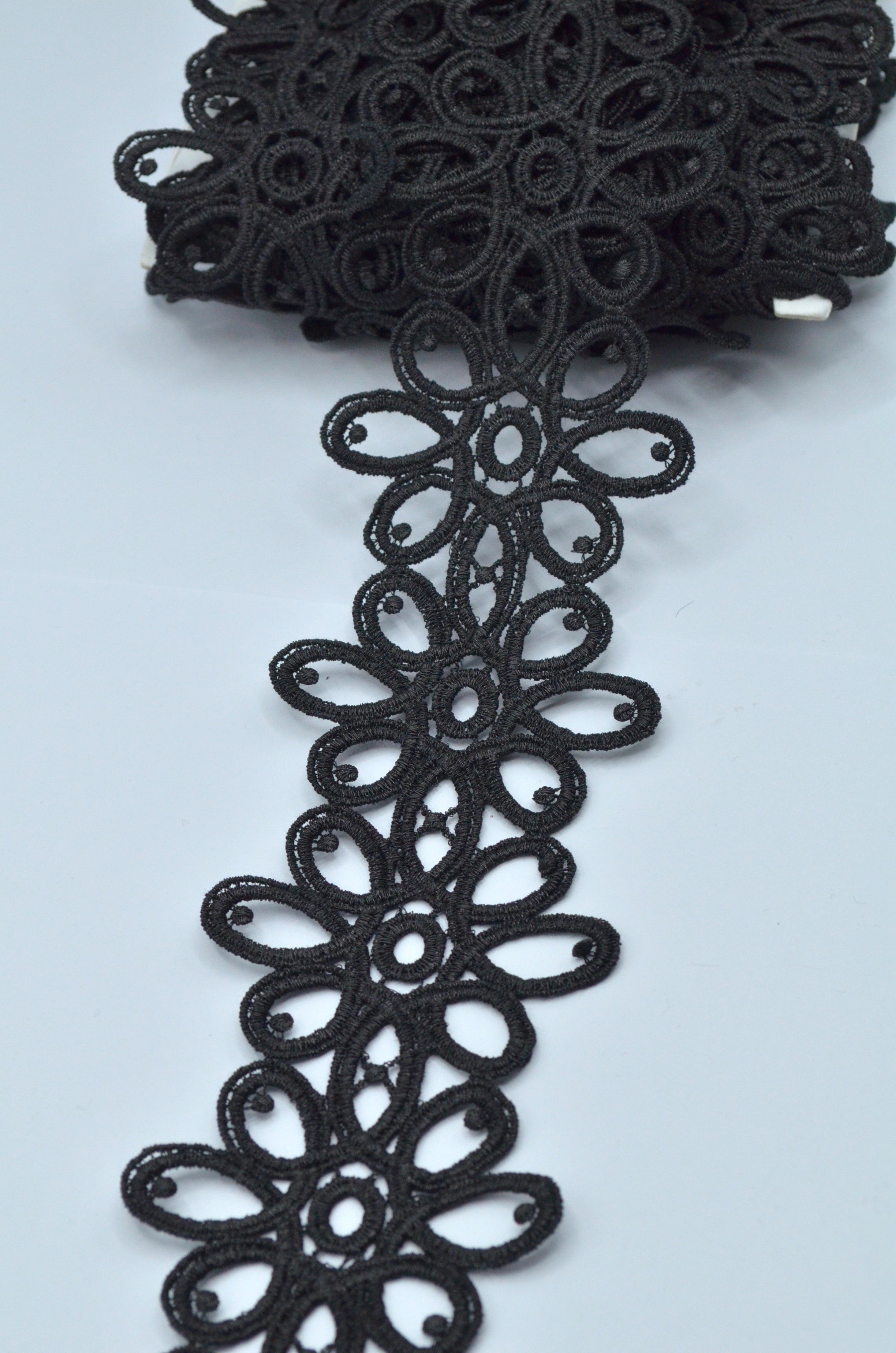 Pasmanterie 7cm, Negru