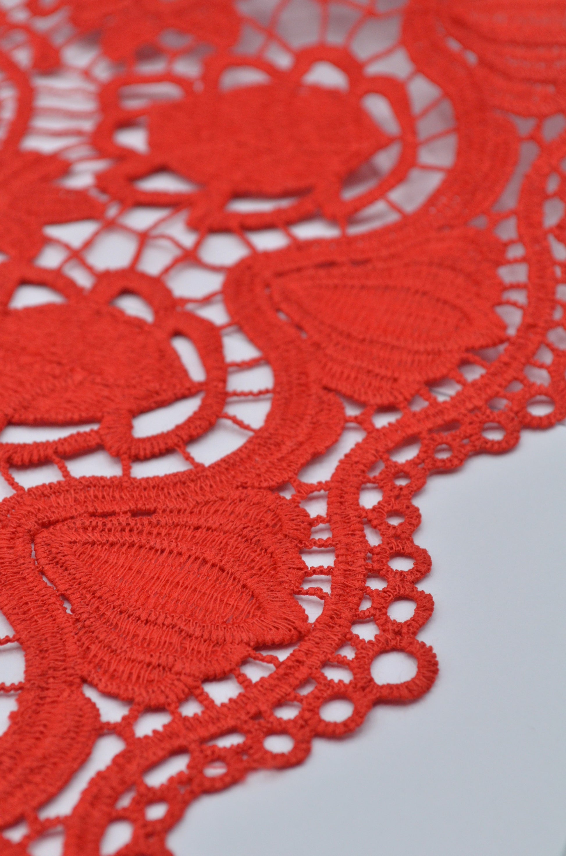 Broderie Sparta 23cm, Rosu